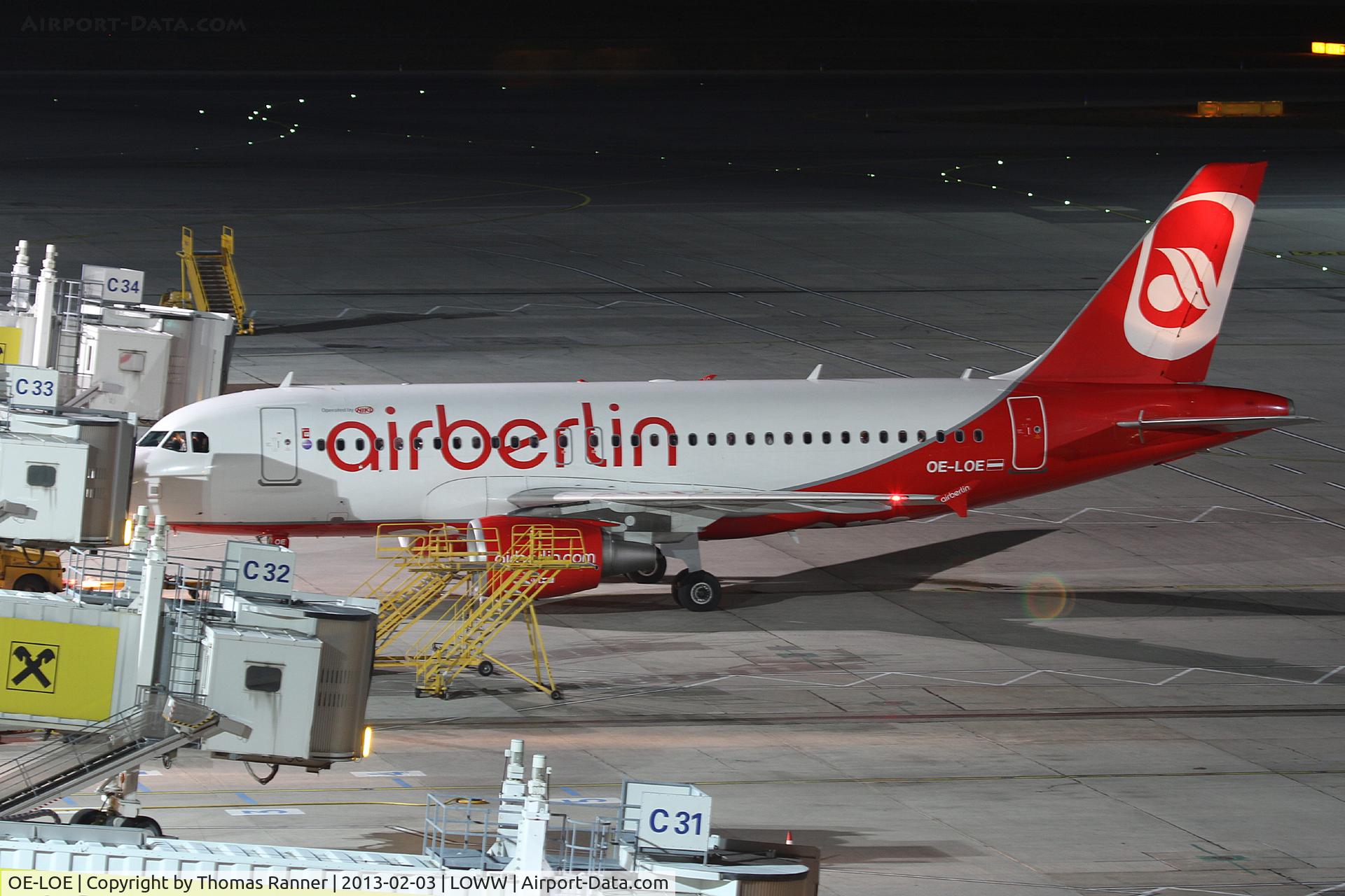 OE-LOE, 2008 Airbus A319-112 C/N 3415, Niki Airbus A319