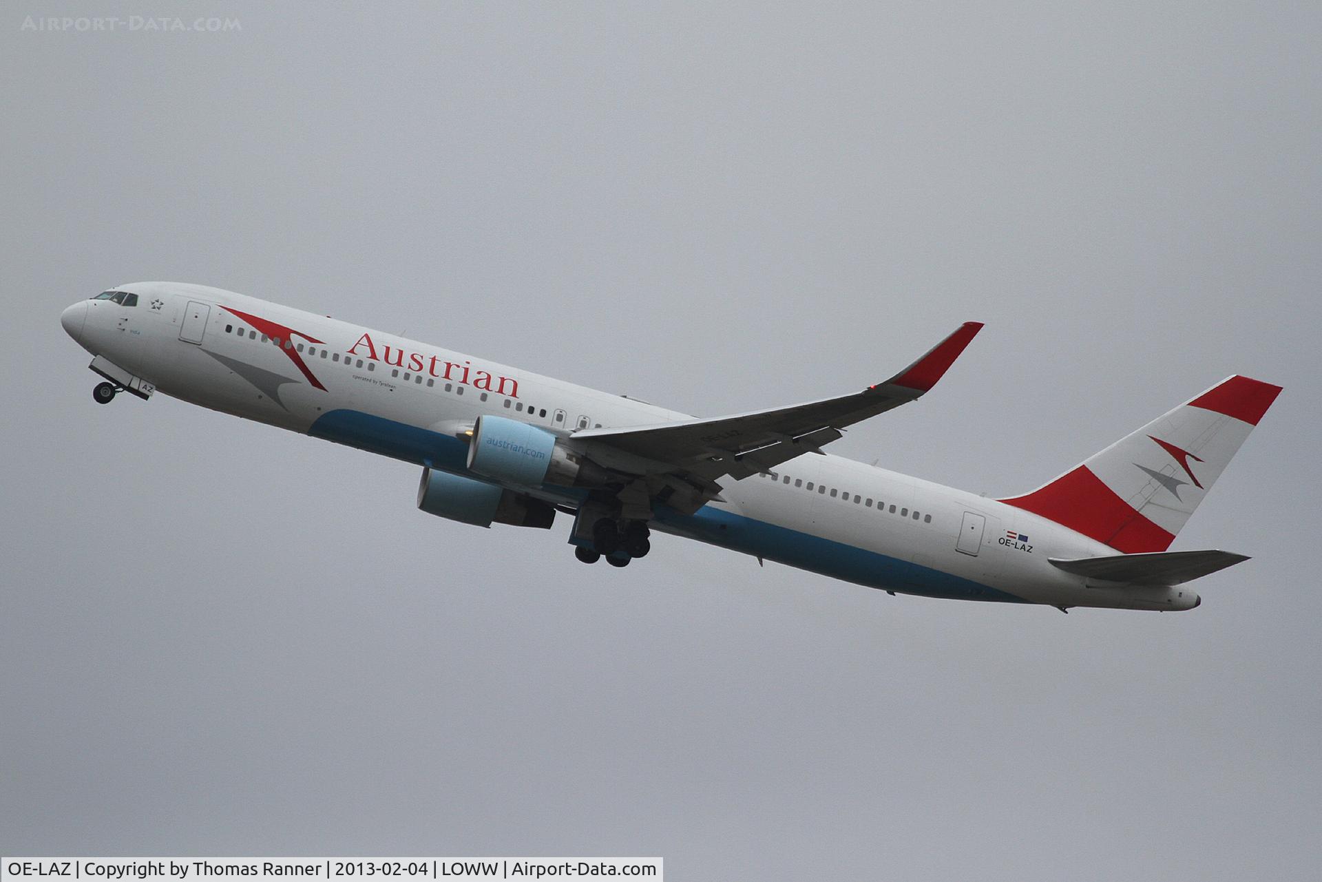 OE-LAZ, 1999 Boeing 767-3Z9 C/N 30331, Austrian Boeing 767