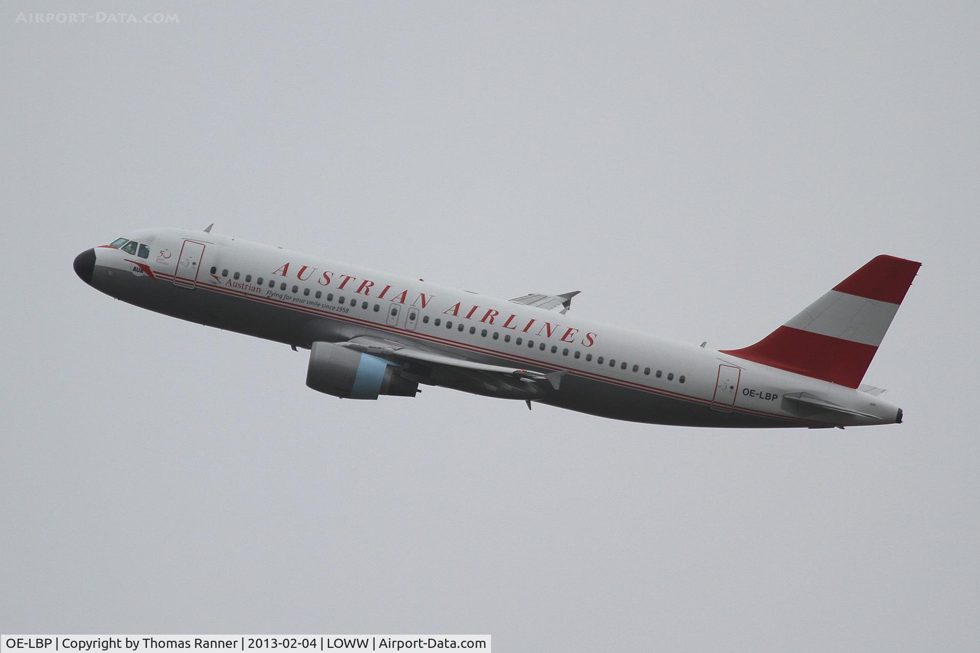 OE-LBP, 1998 Airbus A320-214 C/N 797, Austrian Airbus A320