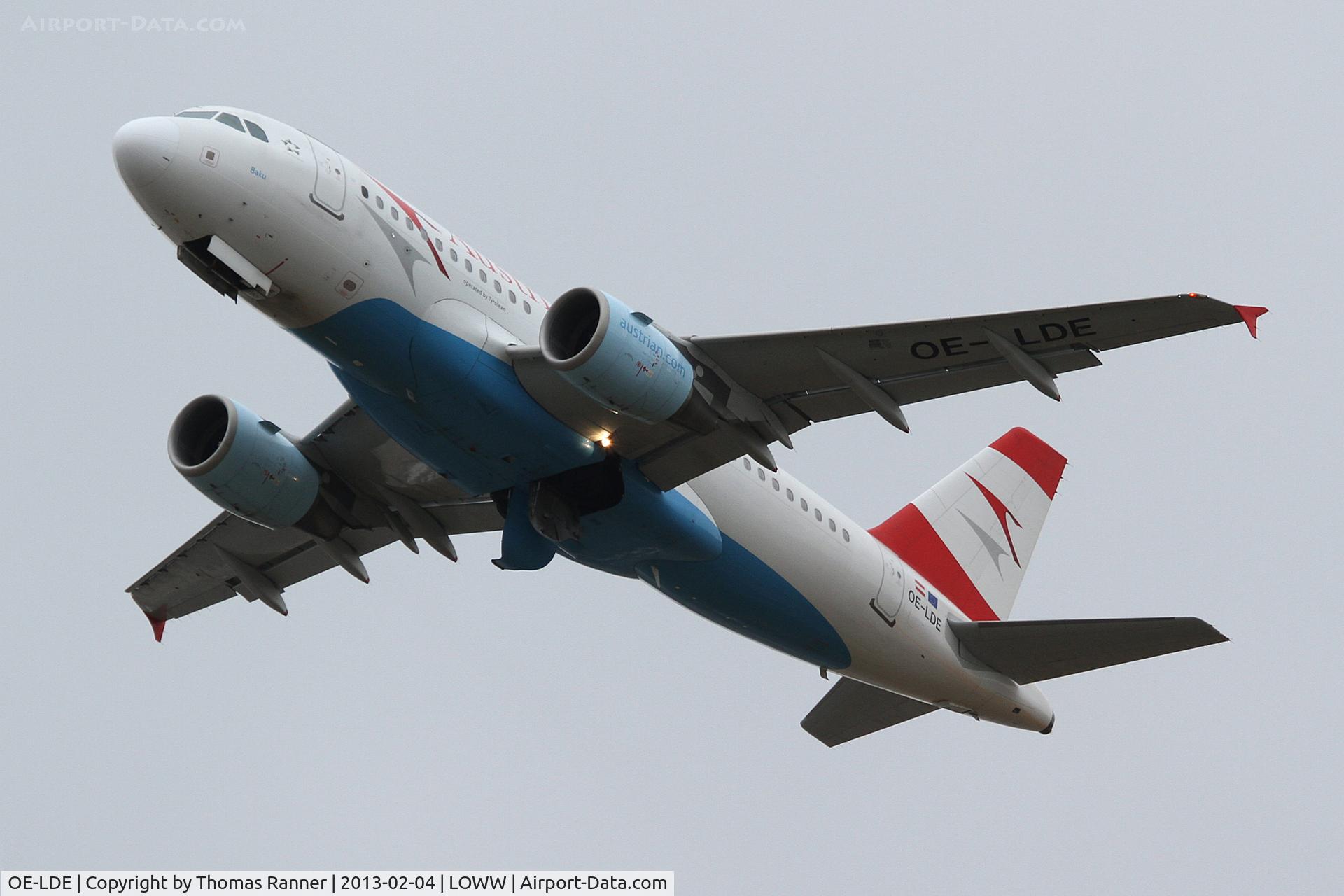 OE-LDE, 2005 Airbus A319-112 C/N 2494, Austrian Airbus A319
