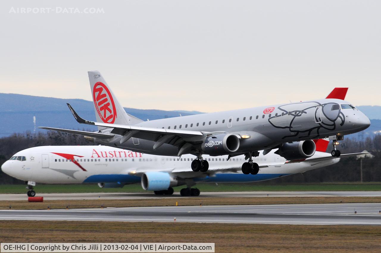 OE-IHG, 2011 Embraer 190LR (ERJ-190-100LR) C/N 19000435, NIKI