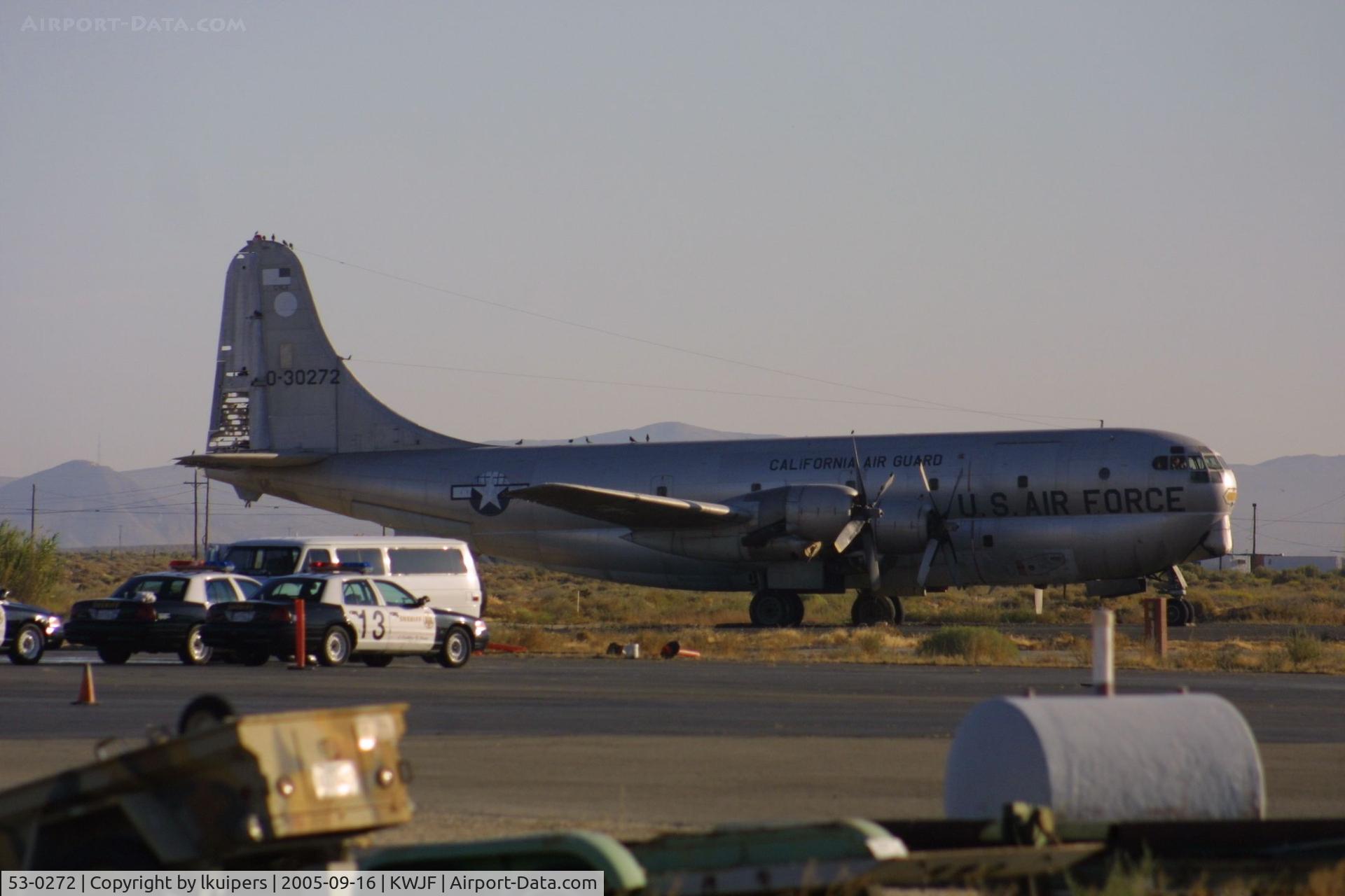 53-0272, 1953 Boeing KC-97G Stratofreighter C/N 17054, This KC-97 is in a somewhat derelict state near the Museum at Lancaster fox