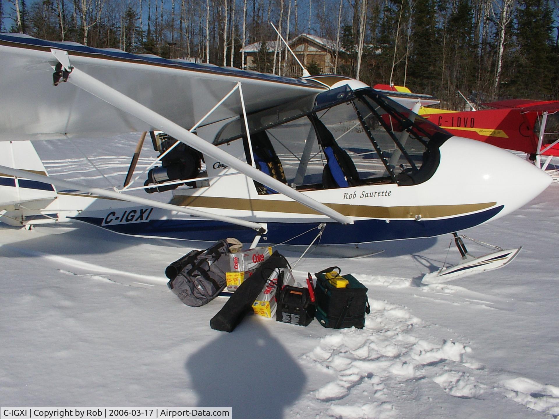 C-IGXI, 2001 Quad City Challenger II C/N CH2-0101-2048, Ice Fishing Winnipeg River