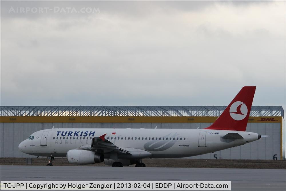 TC-JPP, 2008 Airbus A320-232 C/N 3603, On taxi via N and A7 to rwy 26R...