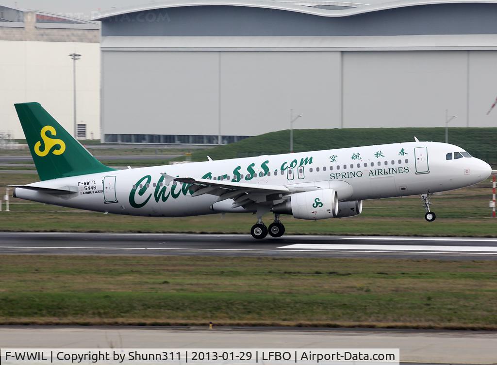 F-WWIL, 2013 Airbus A320-214 C/N 5446, C/n 5446 - To be B-9928