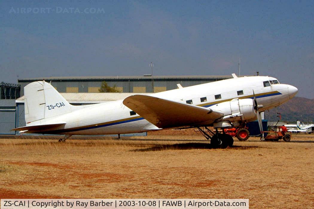 ZS-CAI, 1944 Douglas C-47A Skytrain (DC-3C-47A-25-DK) C/N 13541, DC-3 C-47A-25-DK [13541] (South African DCA) Pretoria-Wonderboom~ZS 08/10/2003