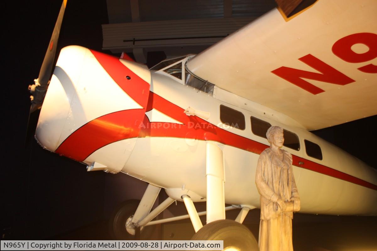 N965Y, Lockheed VEGA 2D C/N 40, Lockheed Vega at Henry Ford Museum Dearborn MI