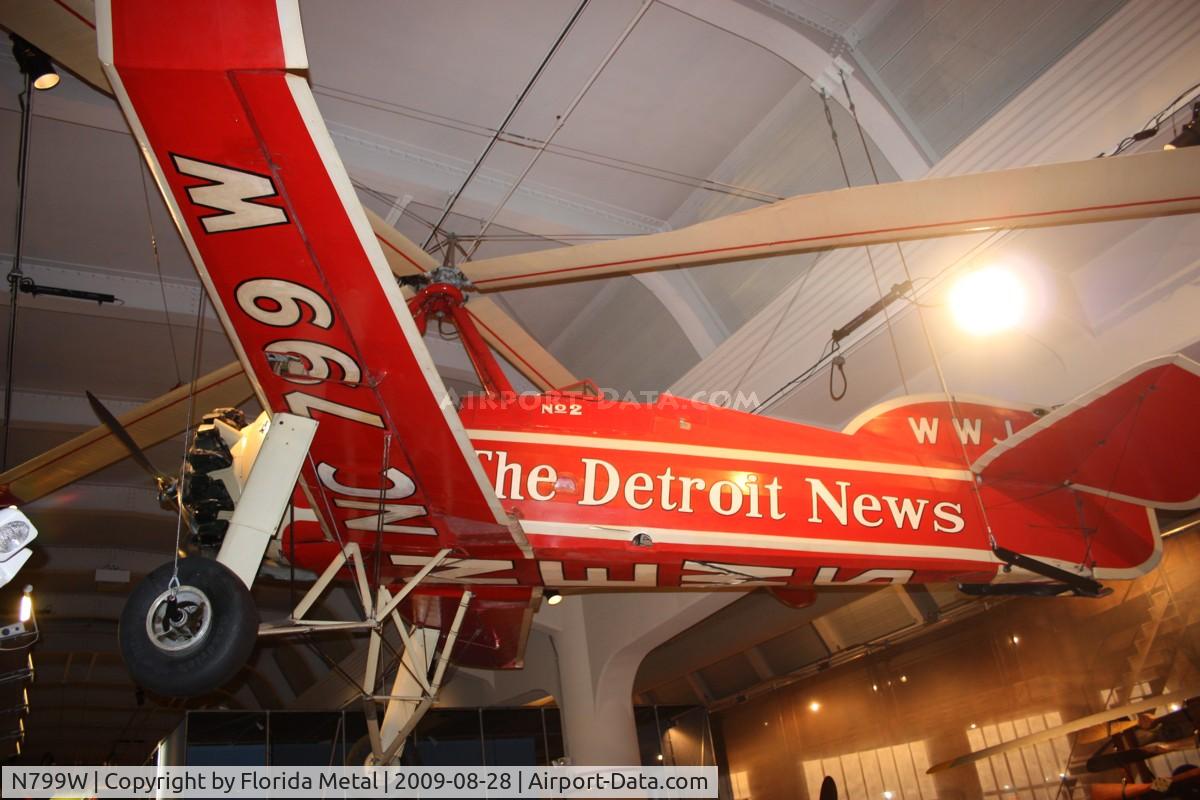 N799W, Pitcairn-Cierva PCA-2 C/N 208, Pitcairn PCA-2 at Henry Ford Museum