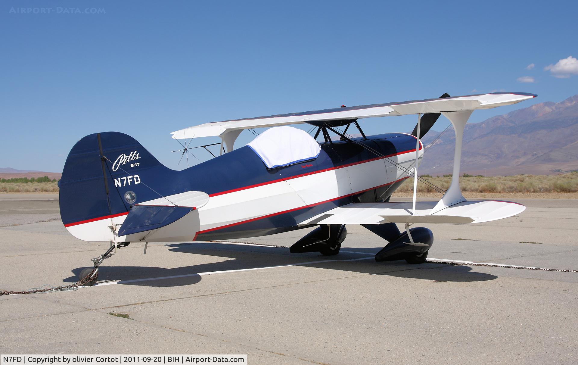 N7FD, 1994 Aviat Pitts S-1T Special C/N 1059, Still a Bishop airport resident