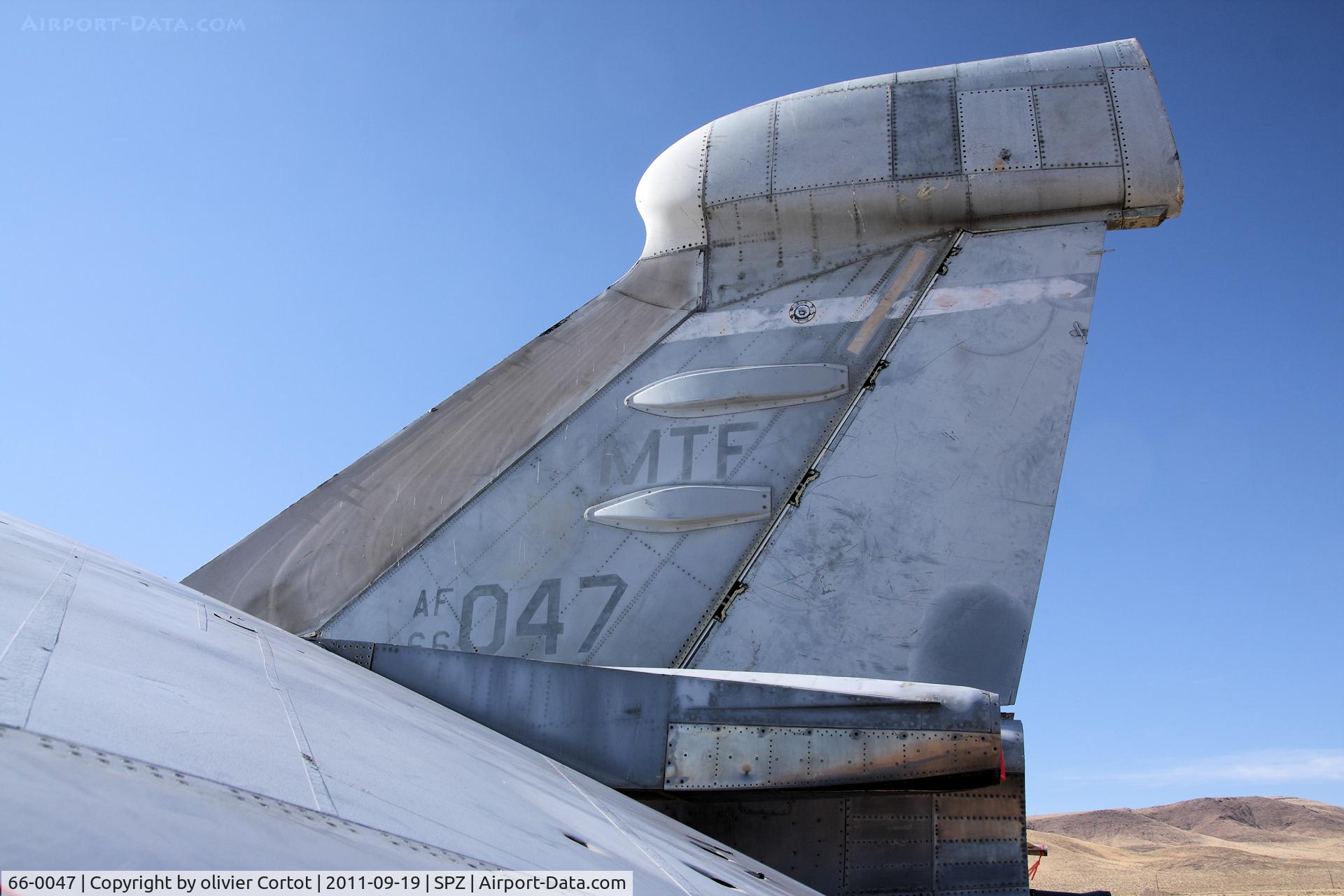 66-0047, 1966 General Dynamics EF-111A Raven C/N EF-08, Nice light on the tail