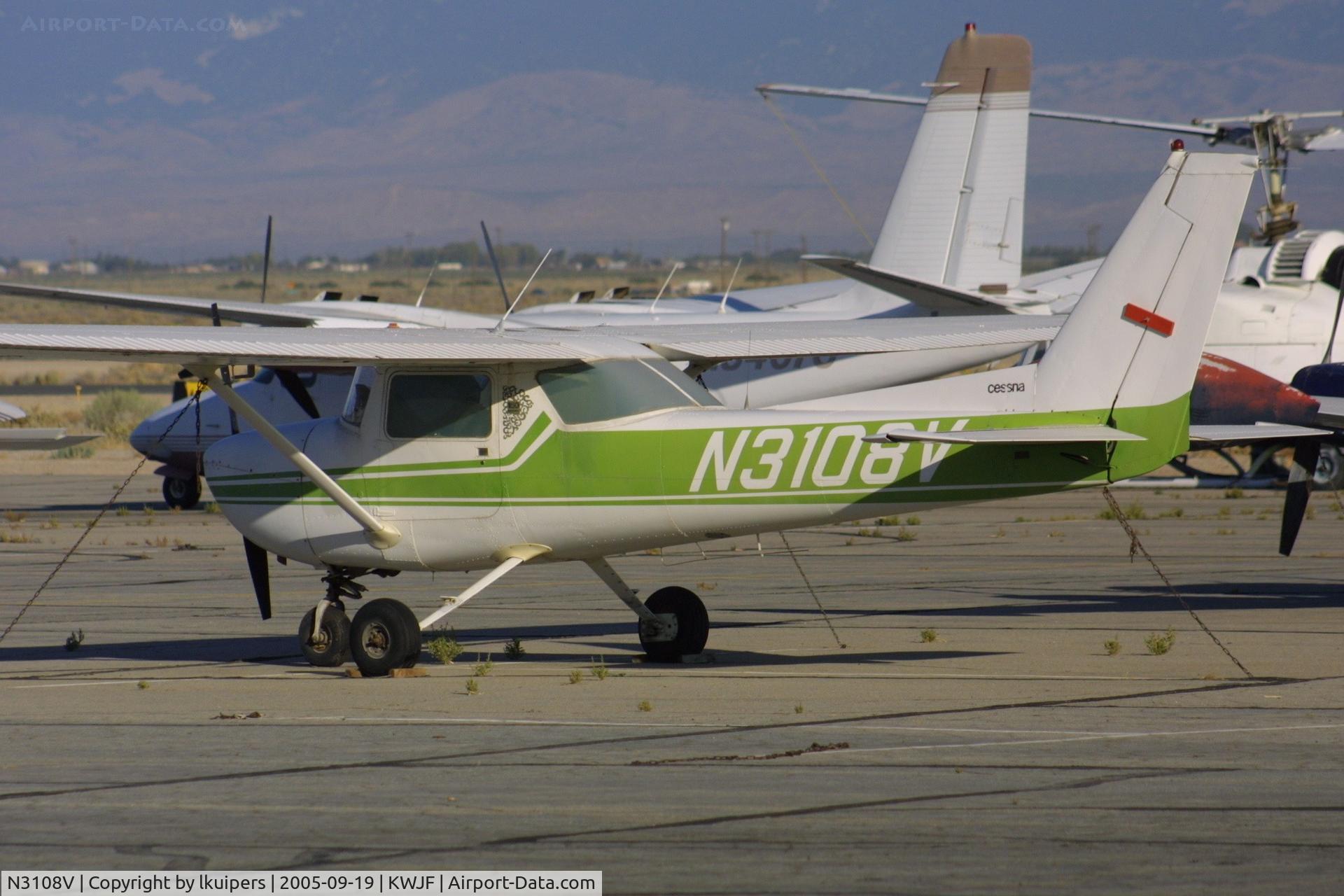 N3108V, 1974 Cessna 150M C/N 15076385, At Lancaster Fox Airport
