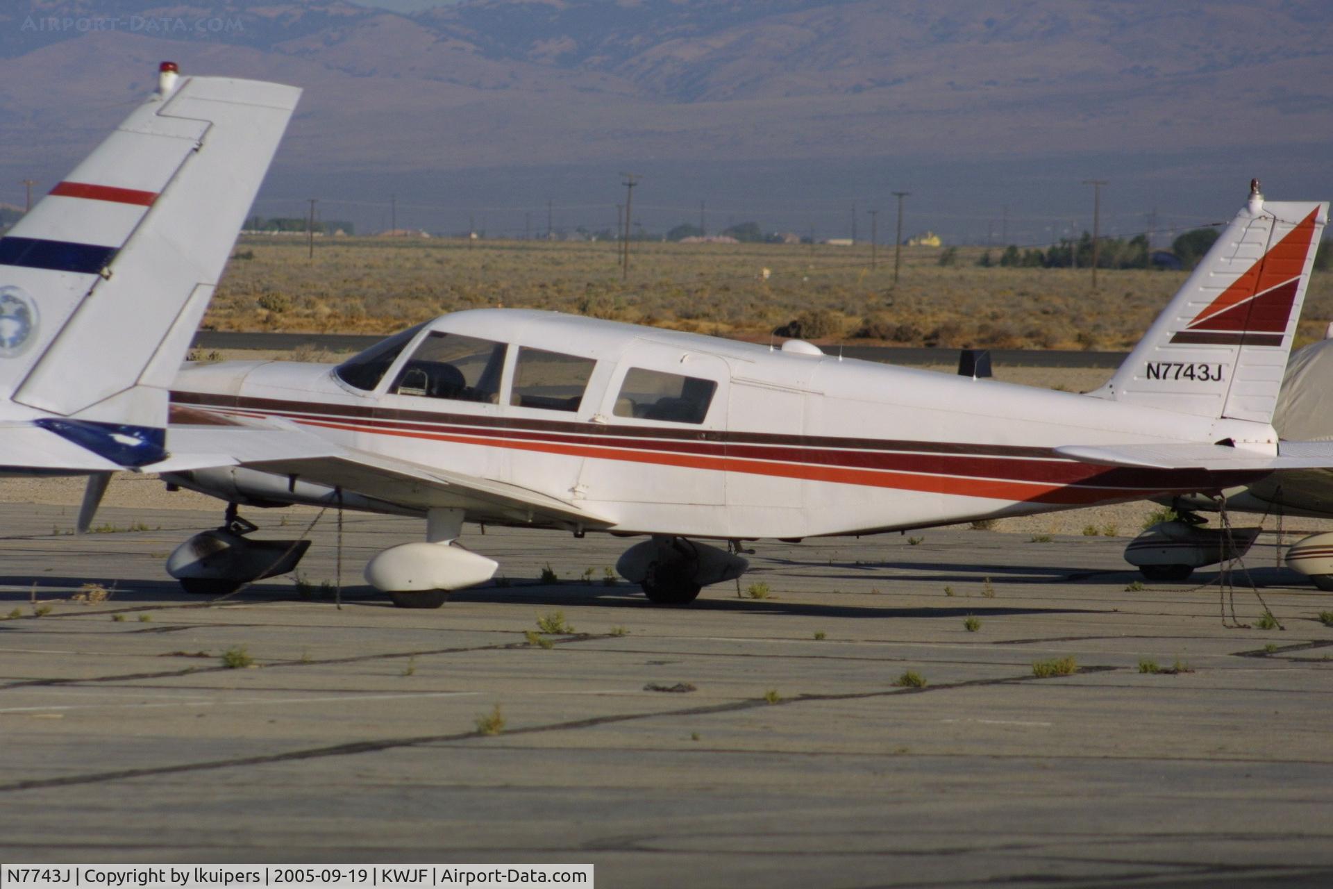 N7743J, 1969 Piper PA-32-260 Cherokee Six C/N 32-1147, At Lancaster Fox Airport