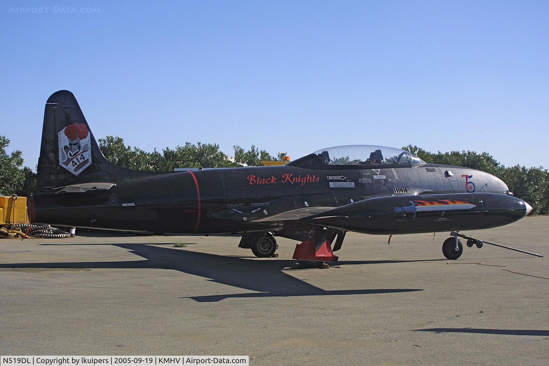 N519DL, 1954 Canadair CT-133 Silver Star 3 C/N T33-119, At Mojave Arport