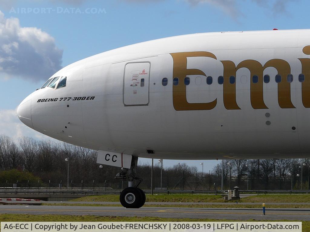 A6-ECC, 2007 Boeing 777-36N/ER C/N 33865, Emirates to Dubai