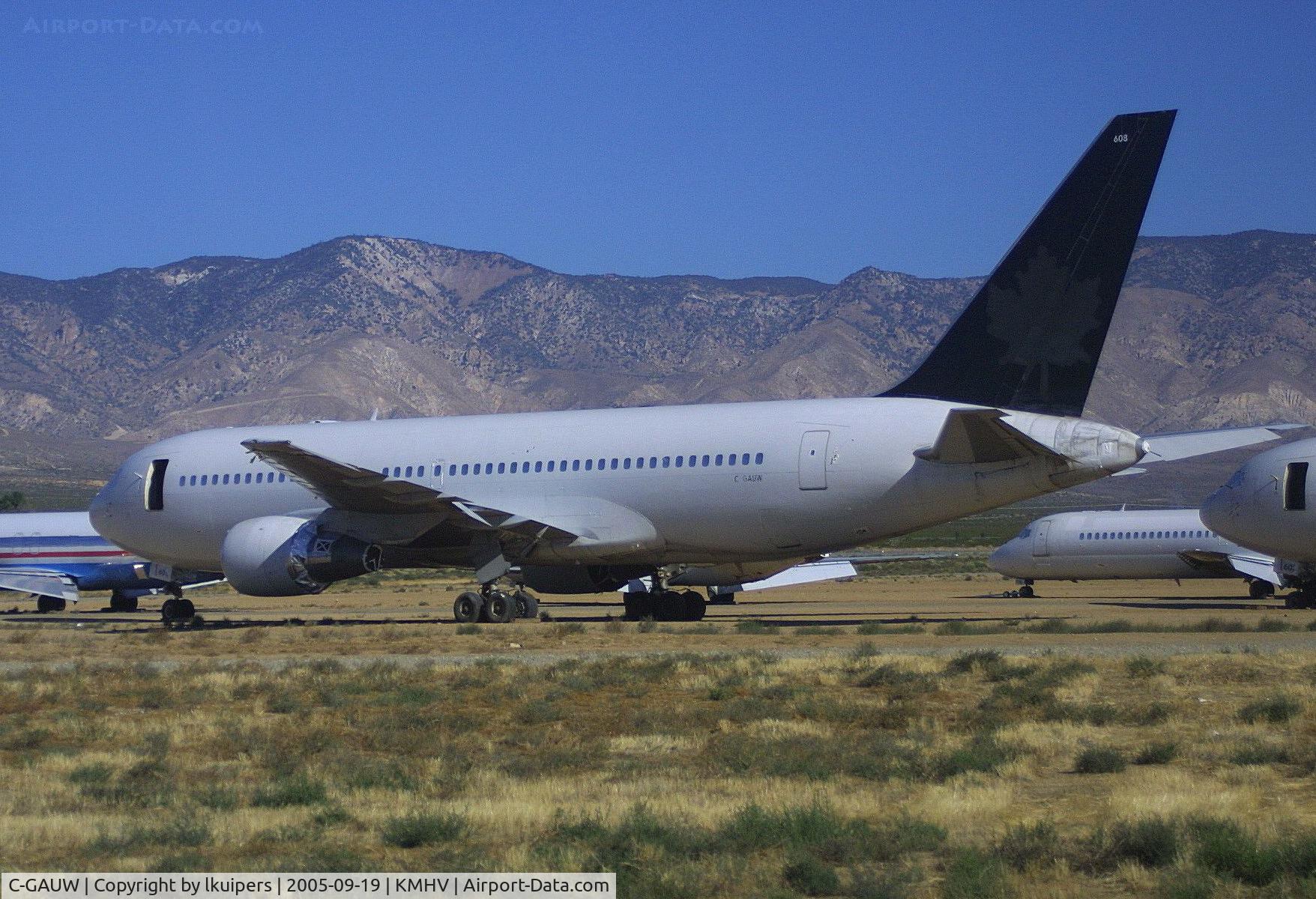 C-GAUW, 1984 Boeing 767-233 C/N 22524, This Ex Air Canada Boeing 767 eas Stored at Mojave in 2005.