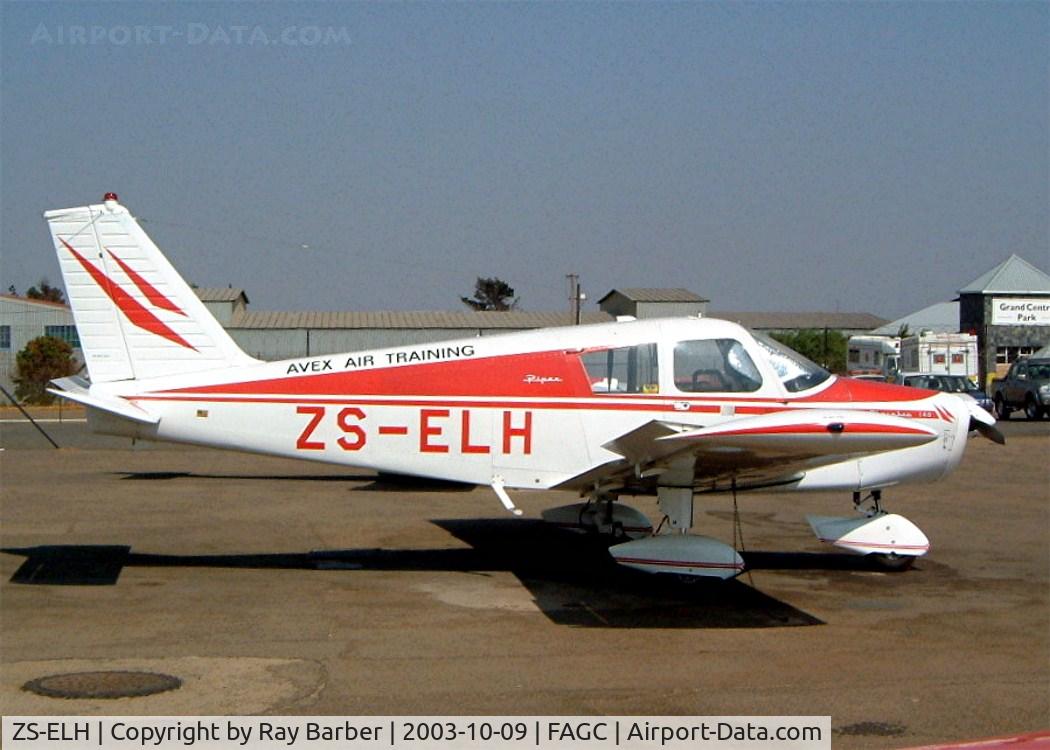 ZS-ELH, Piper PA-28-140 C/N 28-21139, Piper PA-28-140 Cherokee [28-21139] (Avex Air Training) Grand Central~ZS 09/10/2003