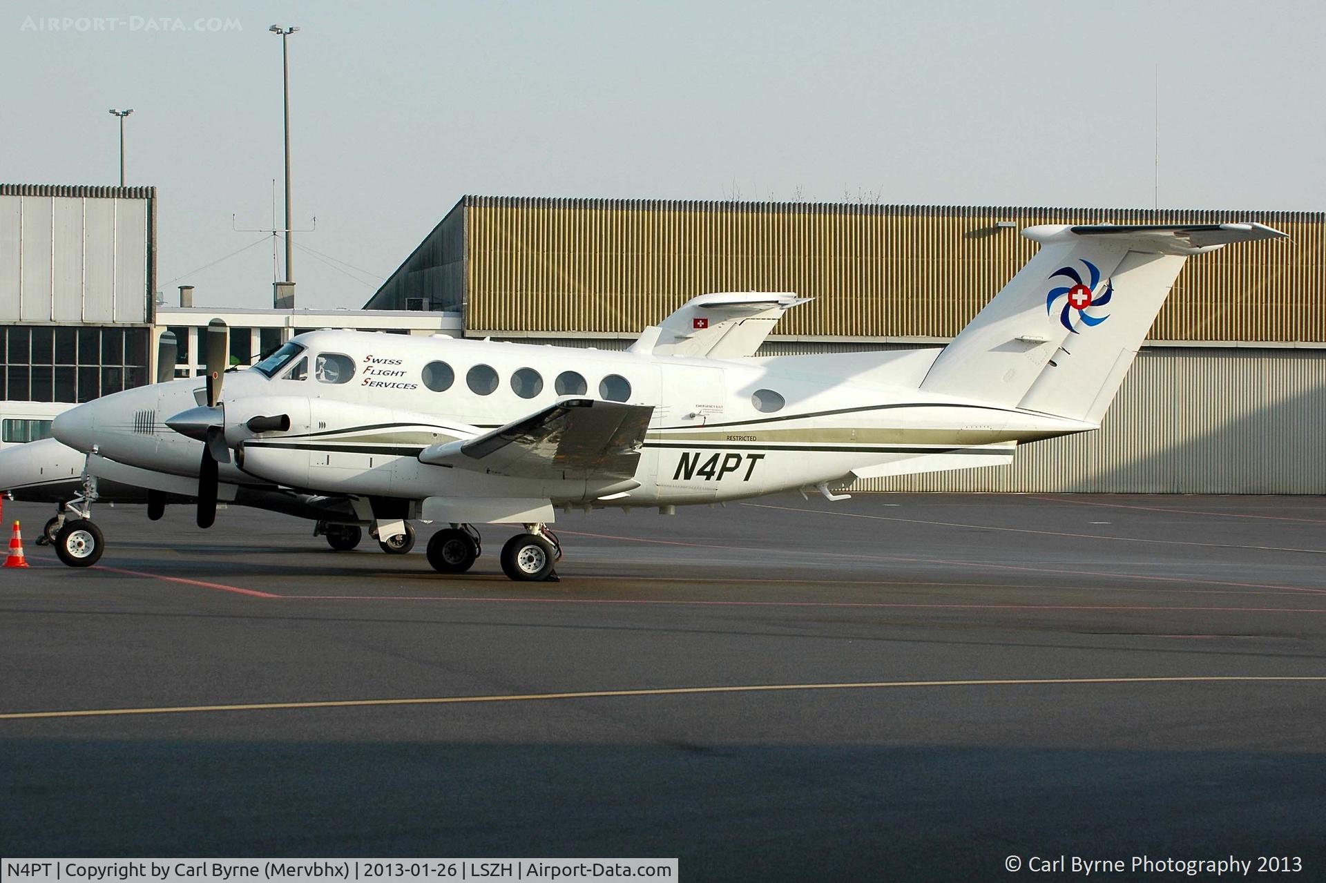 N4PT, 1981 Beech B200 King Air C/N BB-879, Taken on a Buch Air apron tour.
