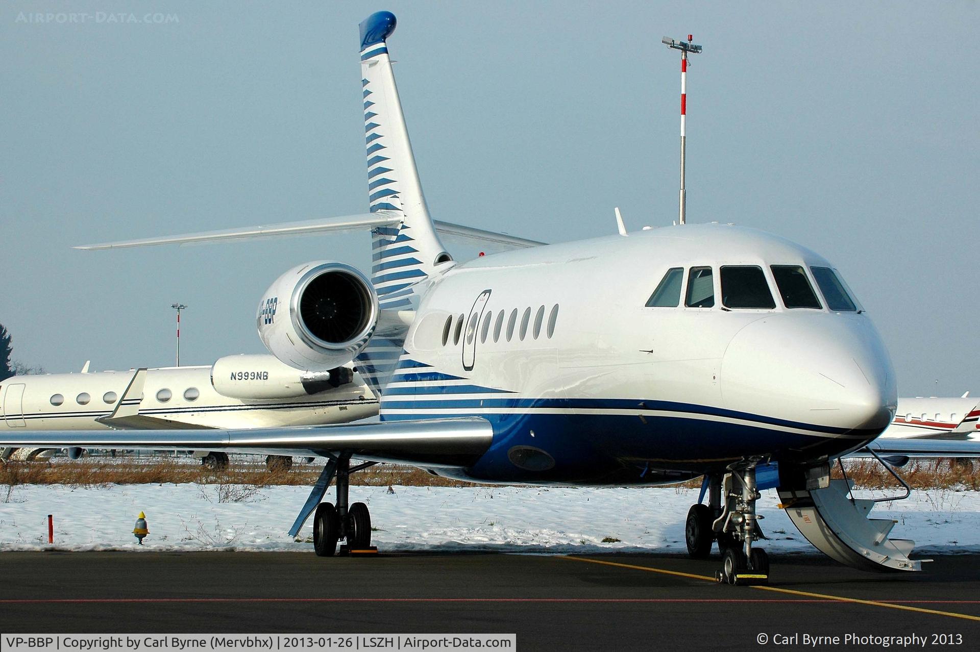 VP-BBP, 2001 Dassault Falcon 2000 C/N 160, Taken on a Buch Air apron tour.