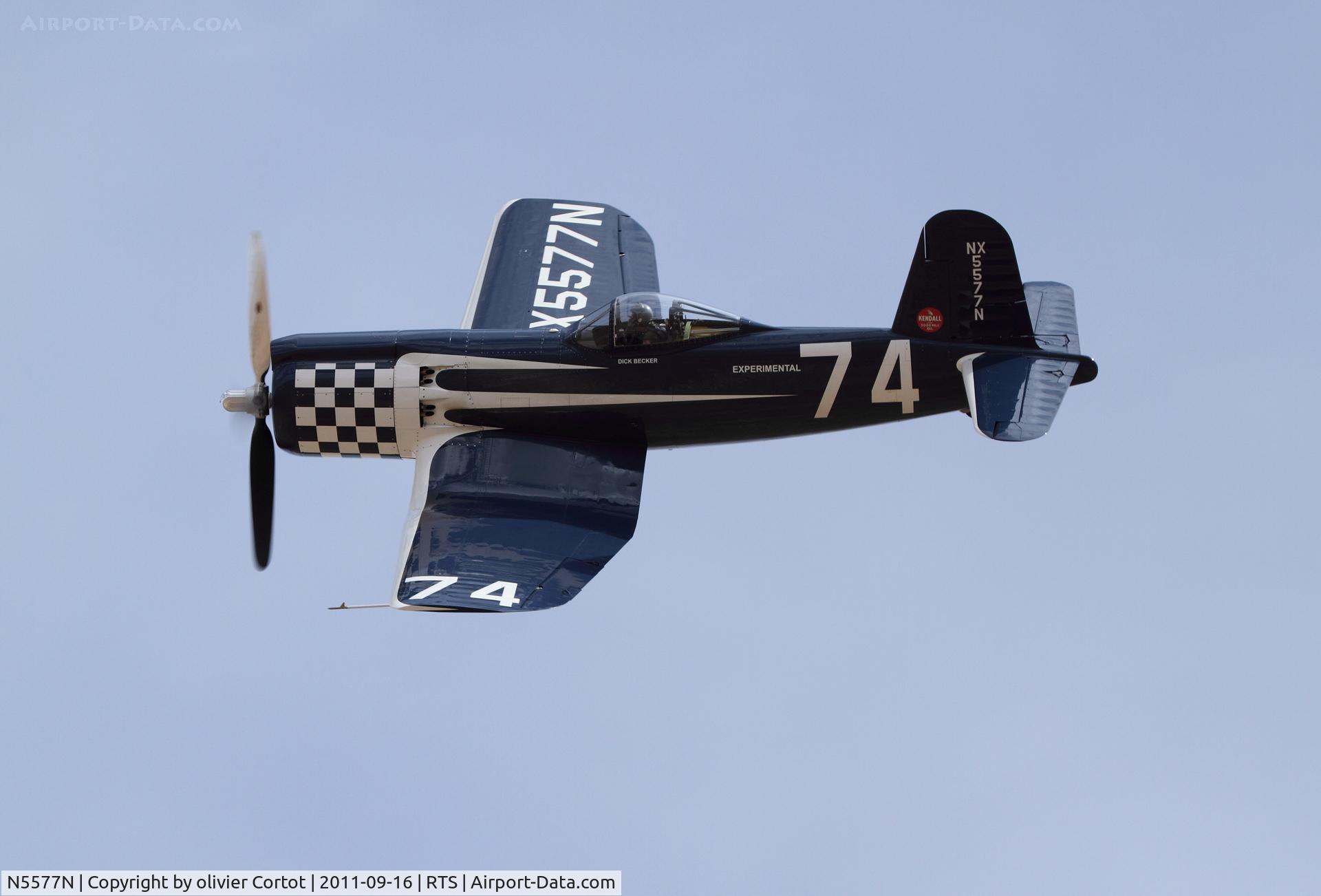 N5577N, 1946 Goodyear F2G-2 Corsair C/N 6172 (88463), in memoriam