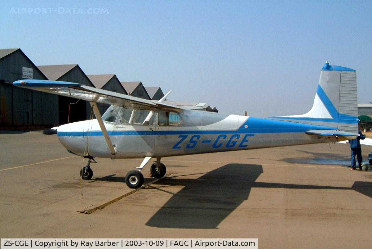 ZS-CGE, Cessna 172 C/N 36074, Cessna 172 [36074] Grand Central~ZS 09/10/2003