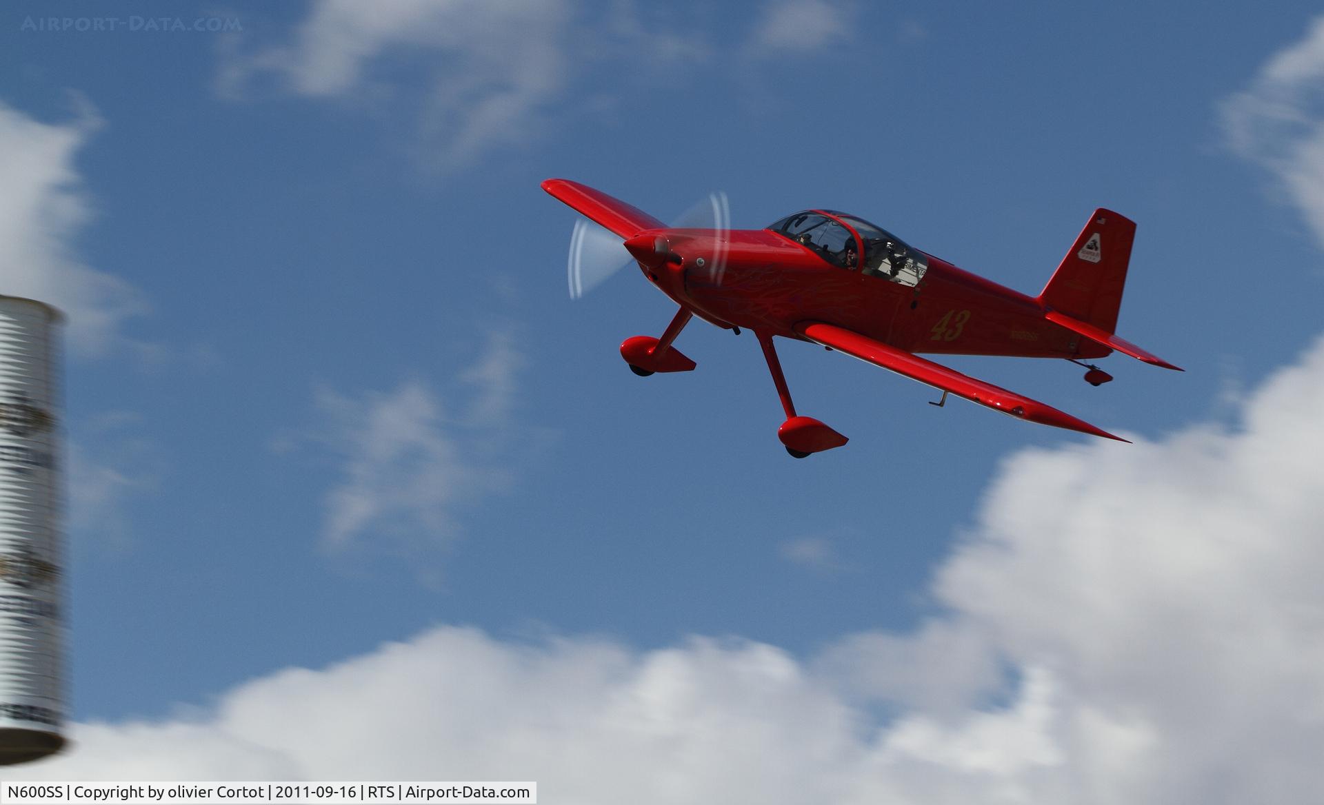 N600SS, Vans RV-6 C/N 24853, note the Reno pylon on the left
