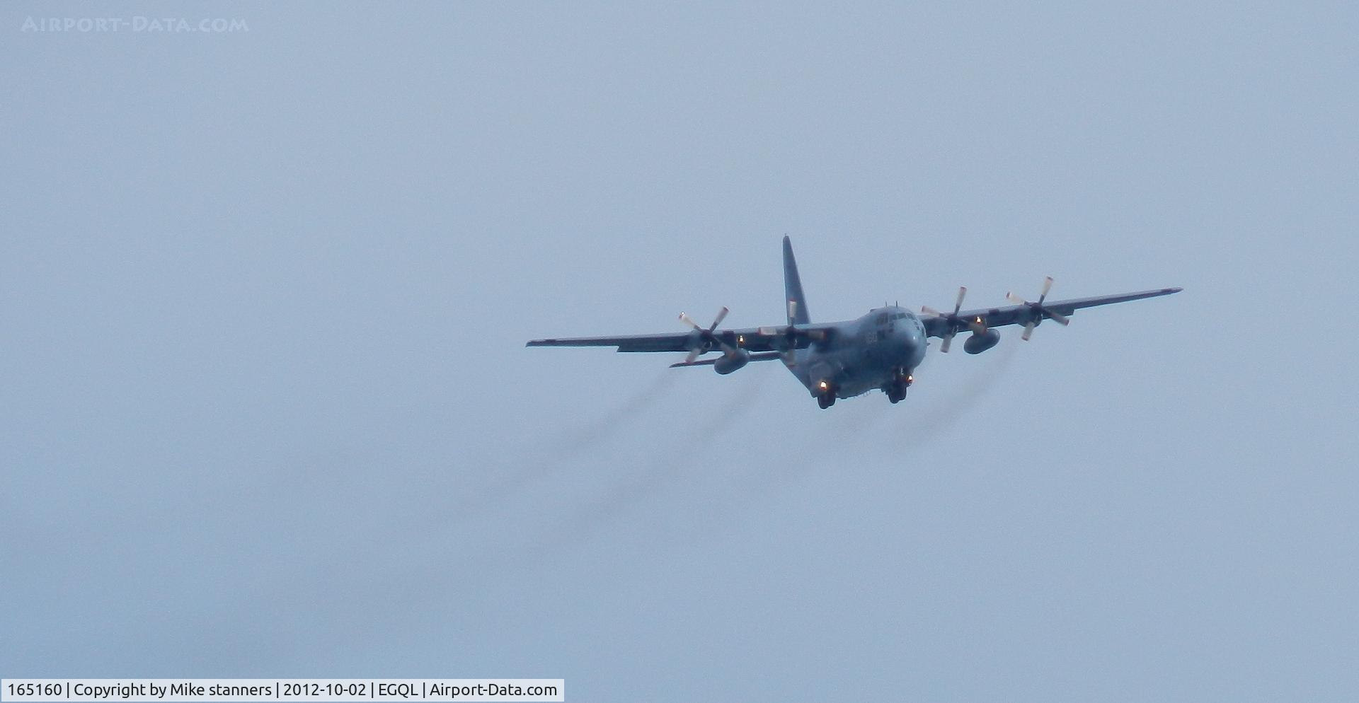 165160, Lockheed C-130T Hercules C/N 382-5344, VR-62 Hercules coming in to land at Leuchars on a support flight for the 3 US Navy P-3 Orions deployed at RAF Leuchars for exercise Joint warrior