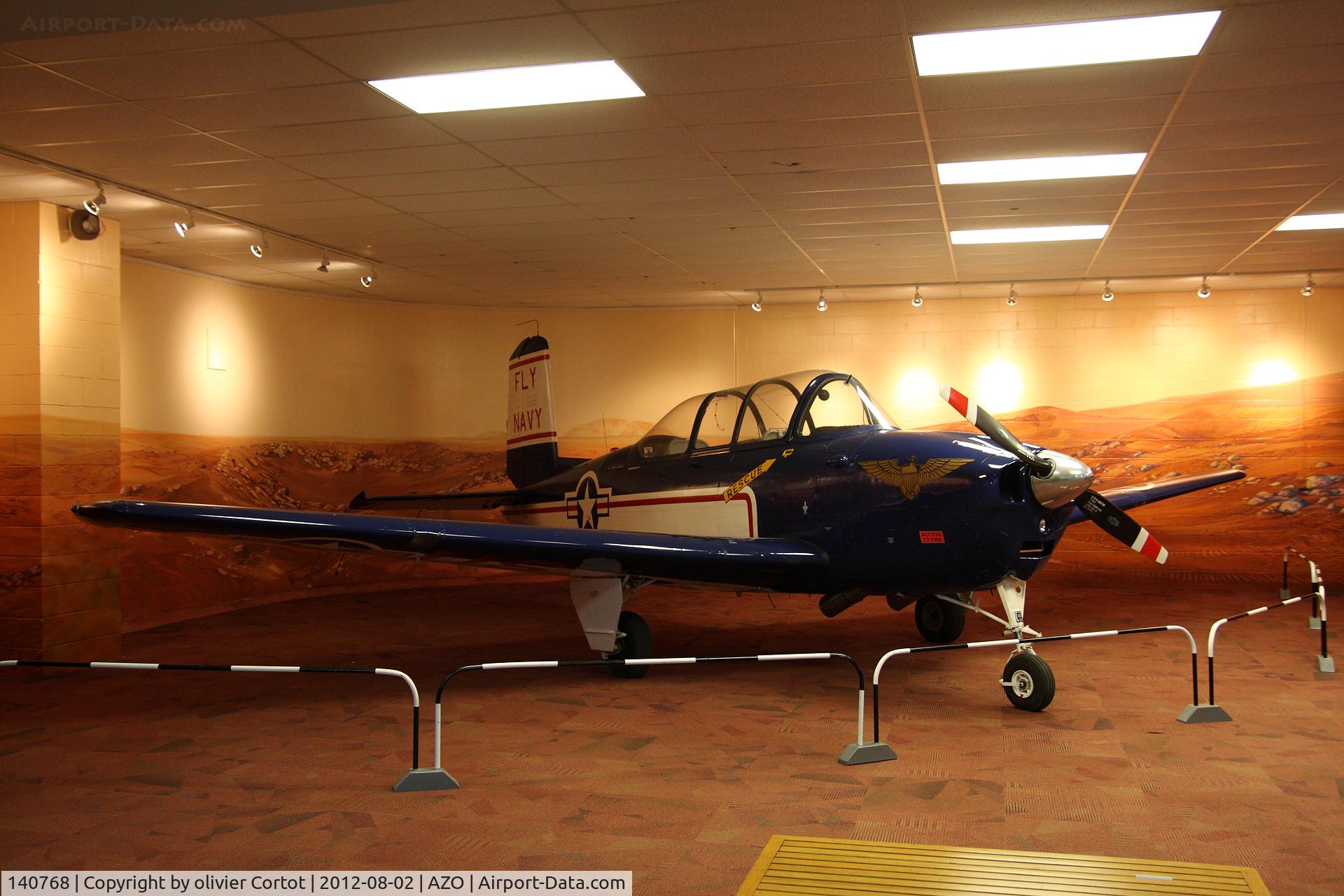 140768, Beech T-34B Mentor C/N BG-102, Air zoo collection