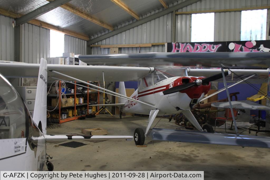 G-AFZK, 1939 Luscombe 8A Silvaire C/N 1042, G-AFZK Luscombe on a farm strip in Ireland