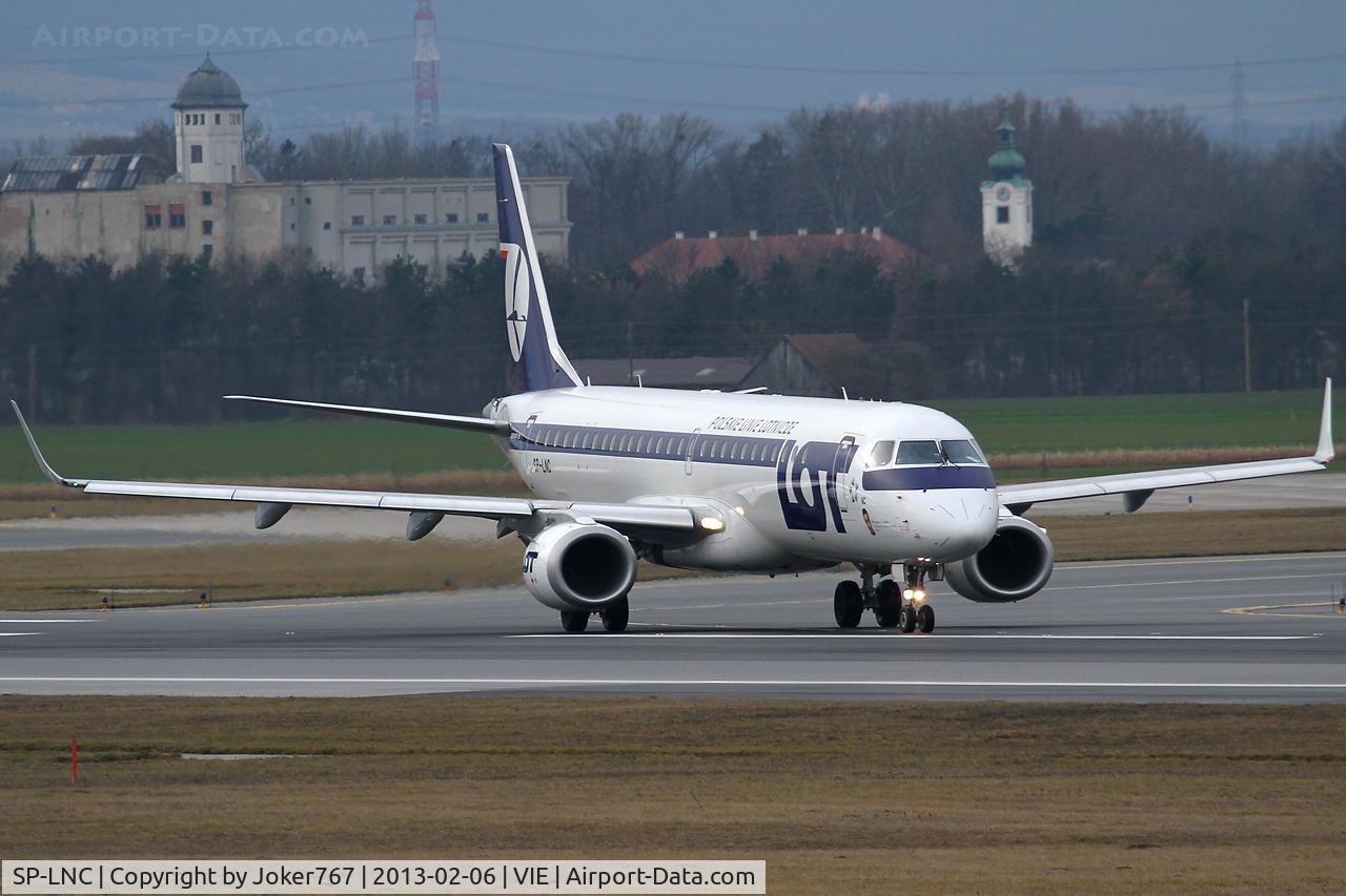 SP-LNC, 2011 Embraer 195LR (ERJ-190-200LR) C/N 19000462, LOT - Polish Airlines