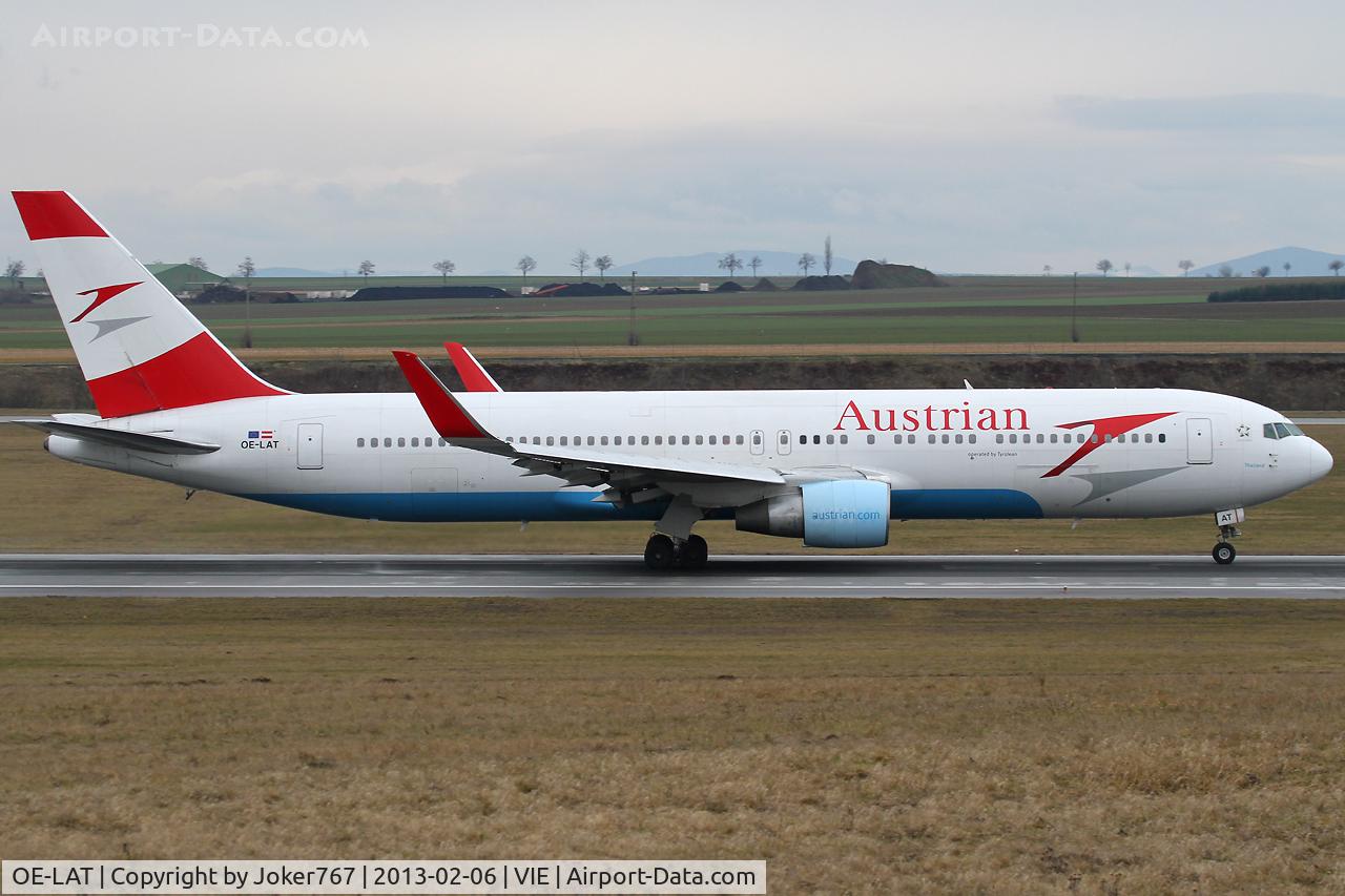 OE-LAT, 1991 Boeing 767-31A C/N 25273, Austrian Airlines
