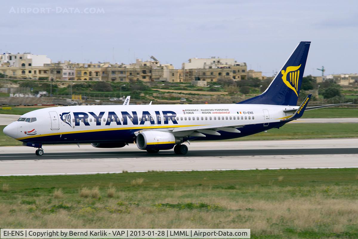 EI-ENS, 2010 Boeing 737-8AS C/N 40307, Malta Luqa Airport