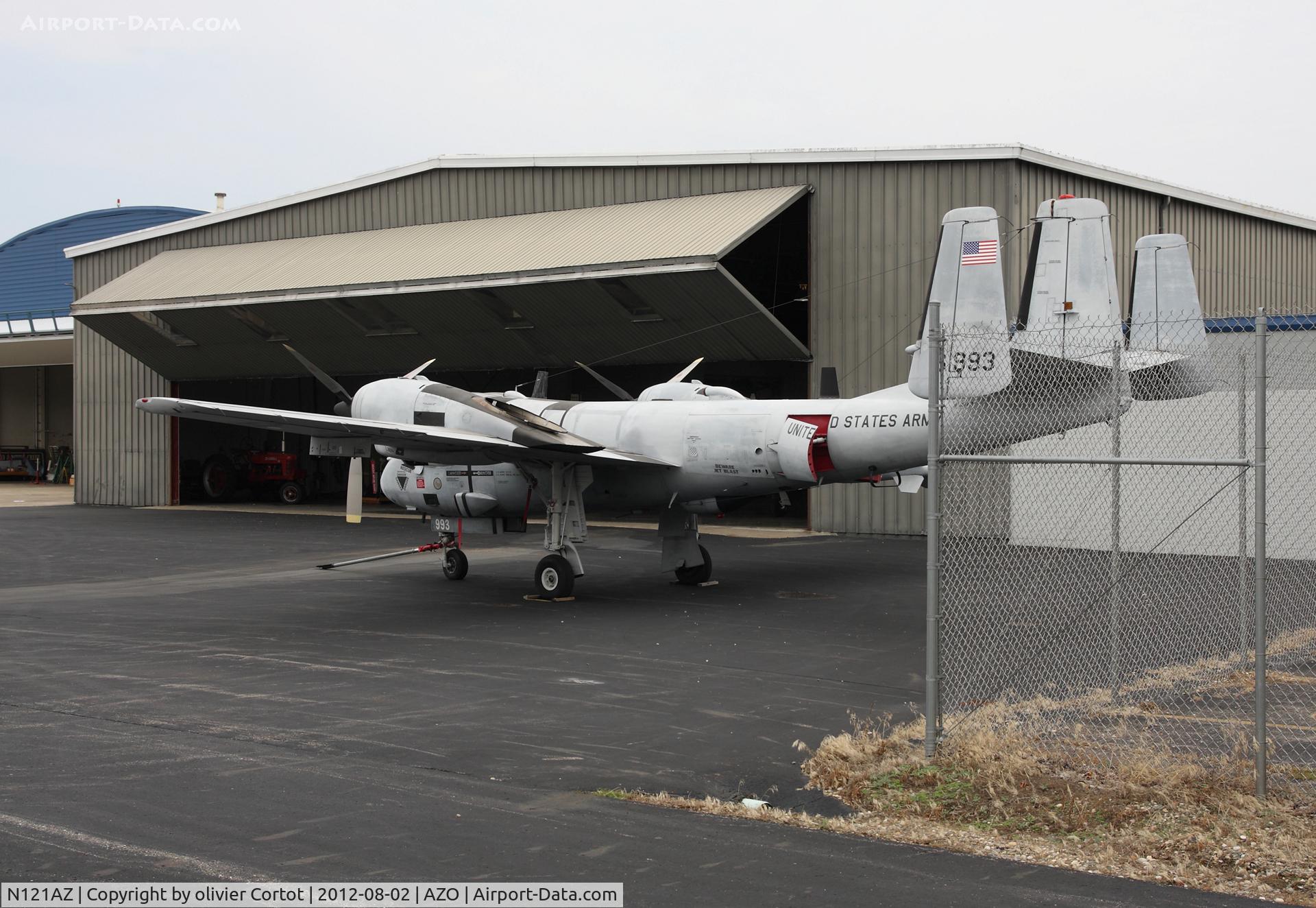 N121AZ, 1968 Grumman OV-1D Mohawk C/N 63D, Air Zoo reserve
