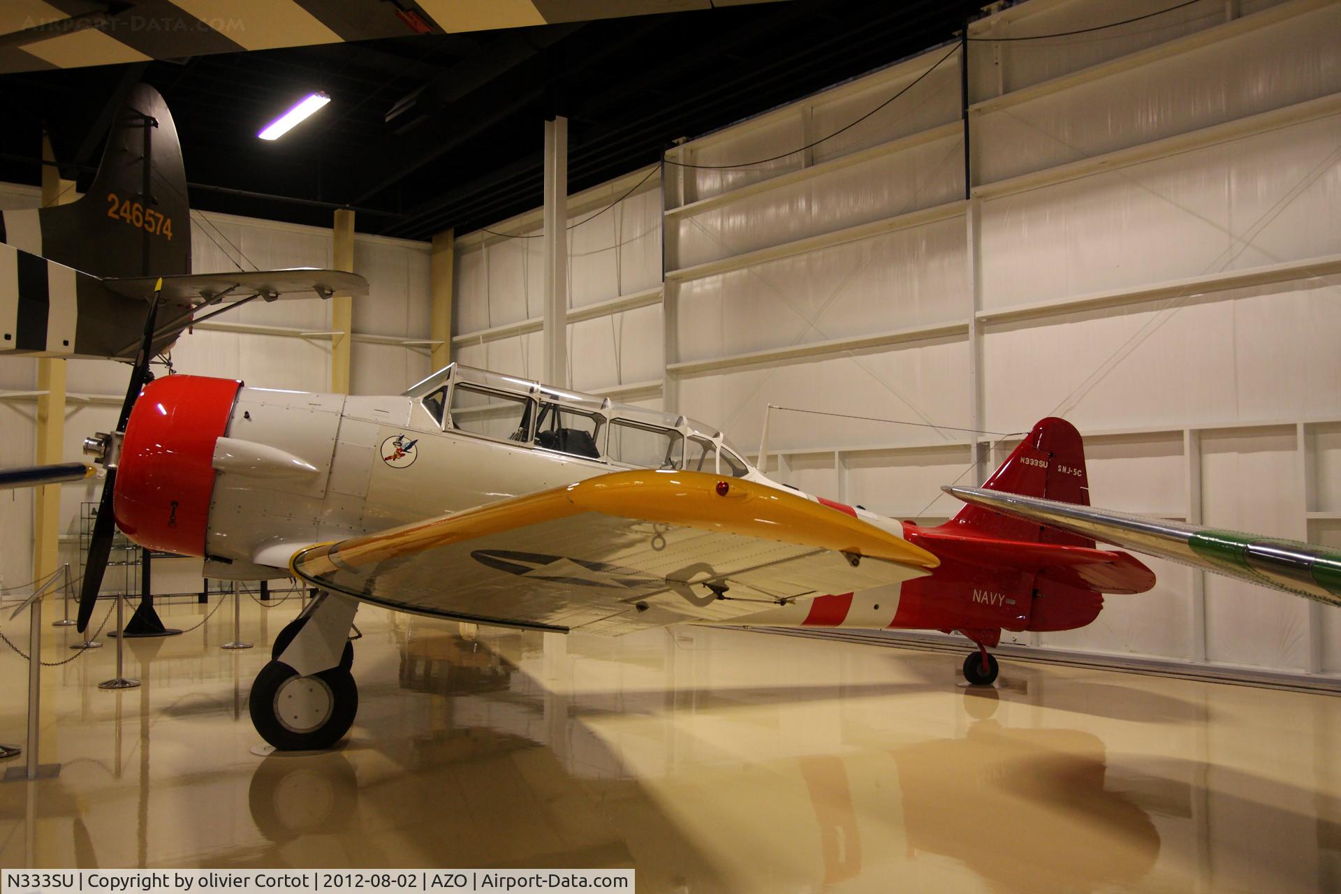 N333SU, 1958 North American SNJ-5 Texan Texan C/N 91005, profile view