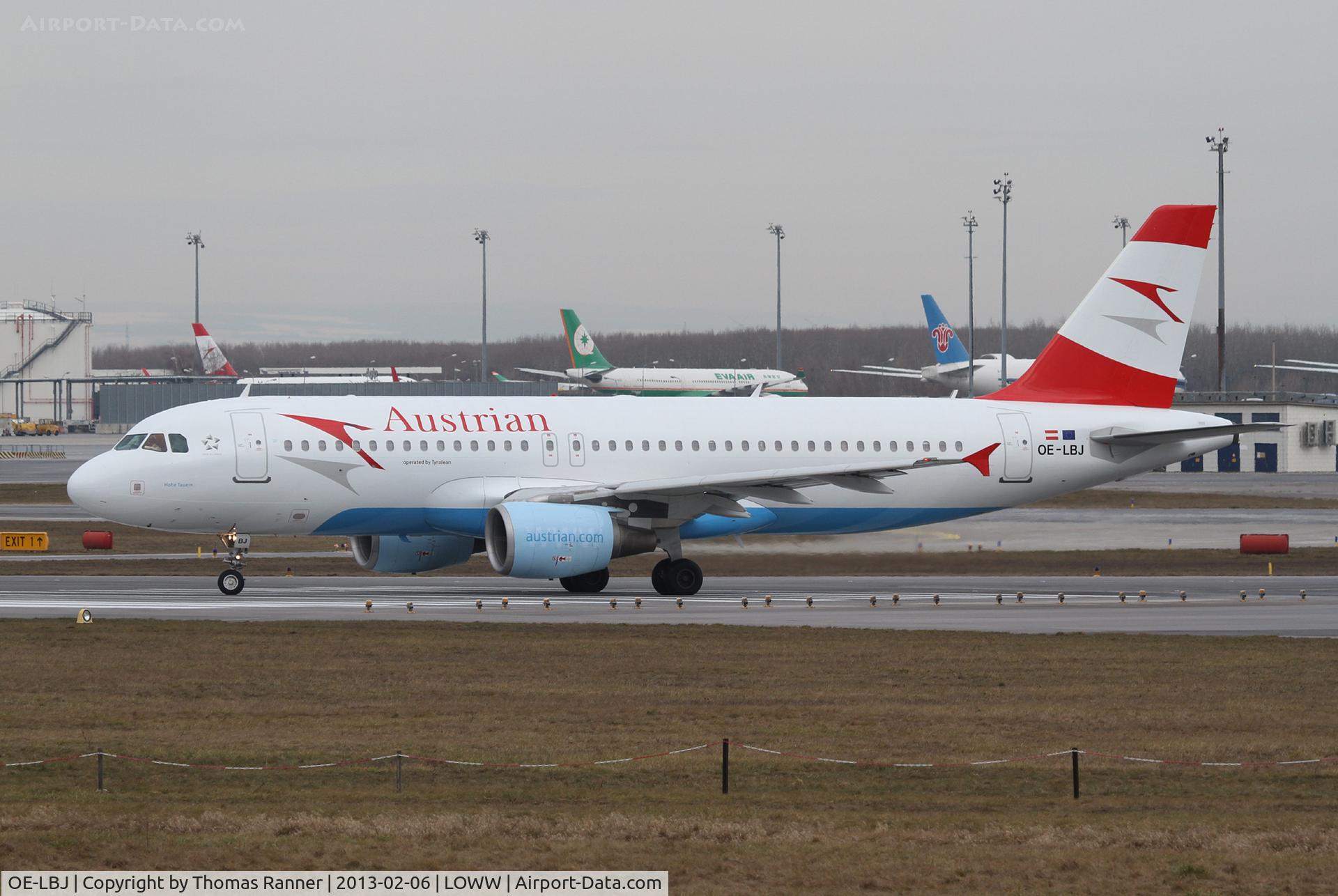 OE-LBJ, 2001 Airbus A320-214 C/N 1553, Austrian Airbus A320