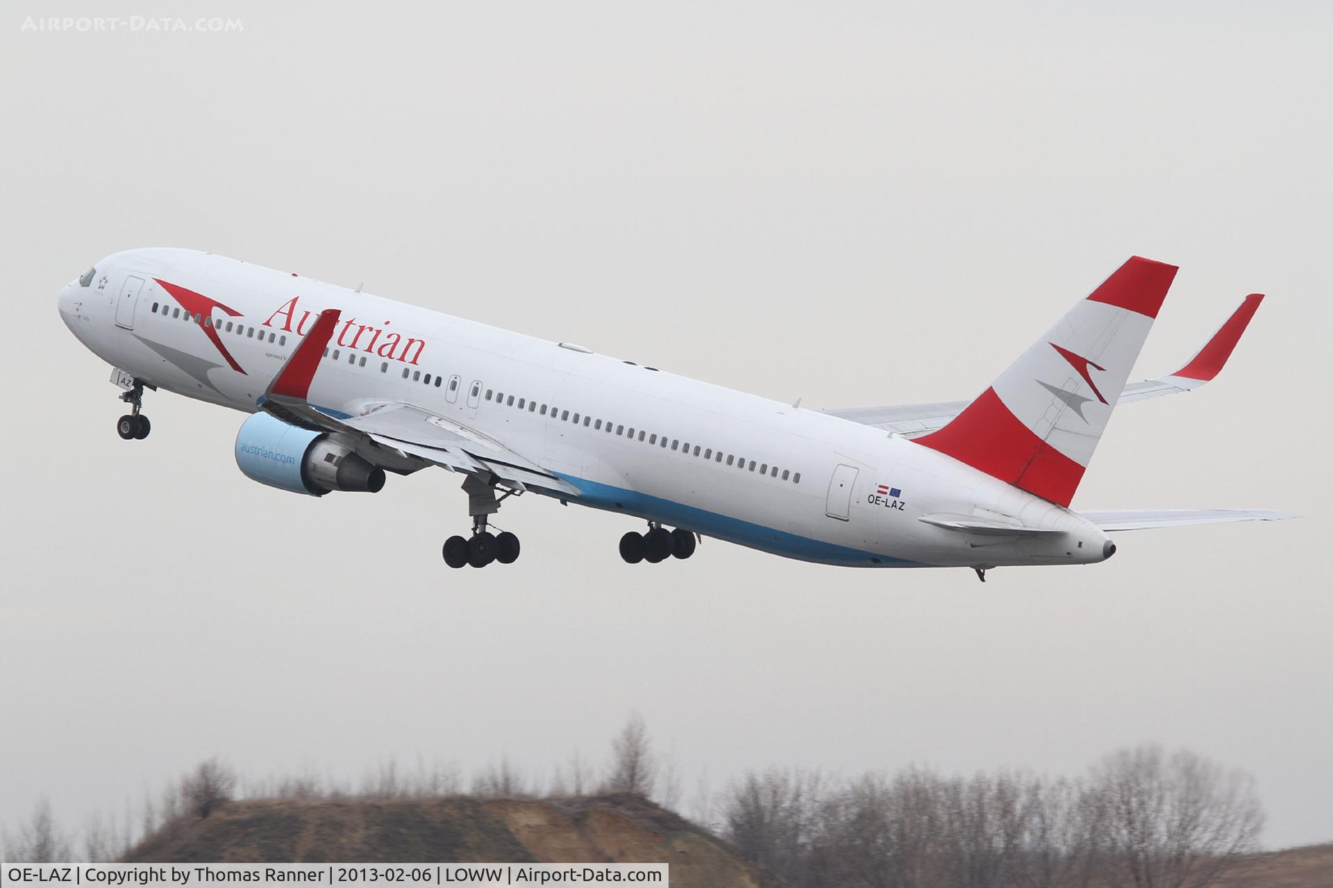 OE-LAZ, 1999 Boeing 767-3Z9 C/N 30331, Austrian Boeing 767