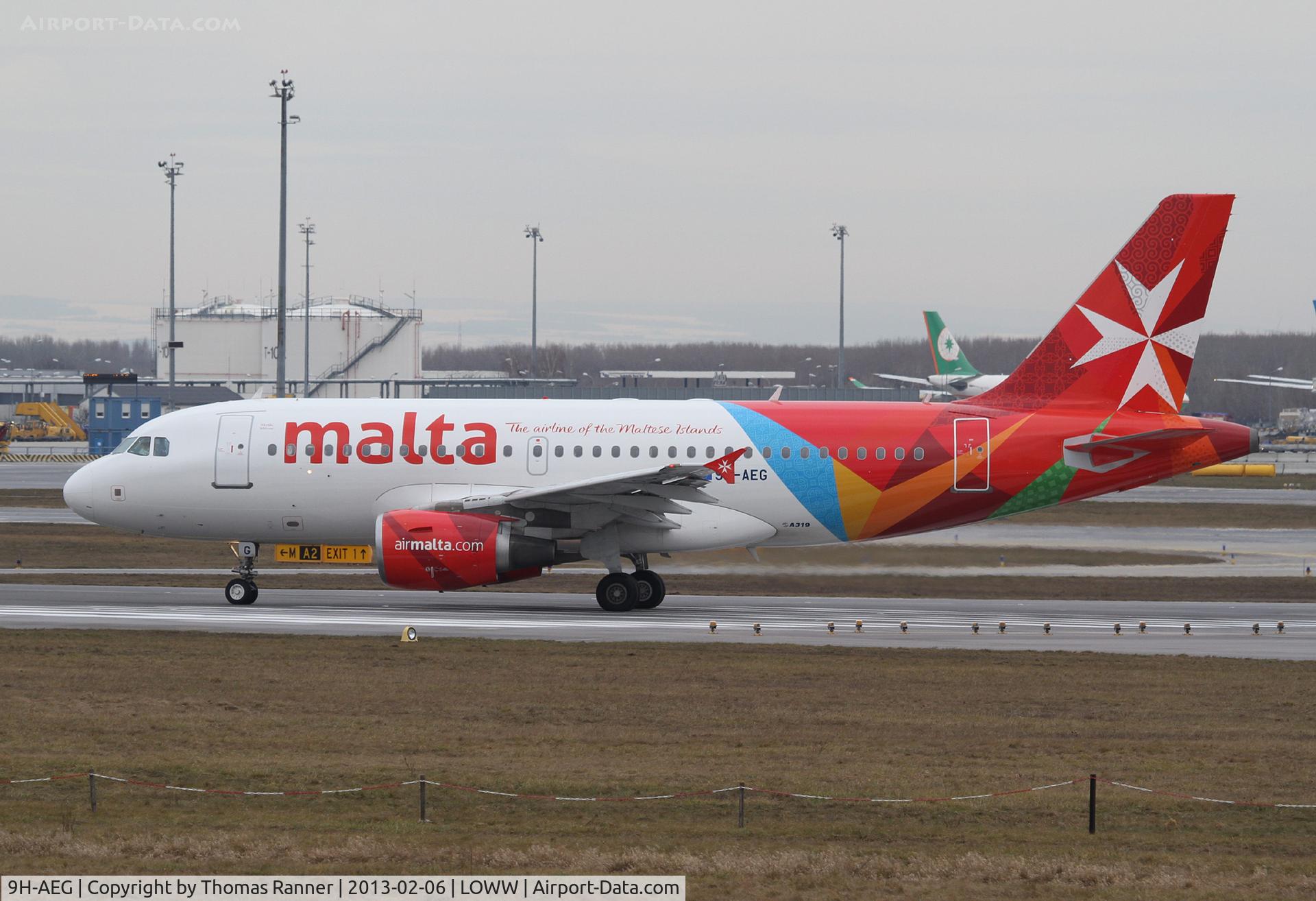 9H-AEG, 2003 Airbus A319-112 C/N 2113, Air Malta Airbus A319