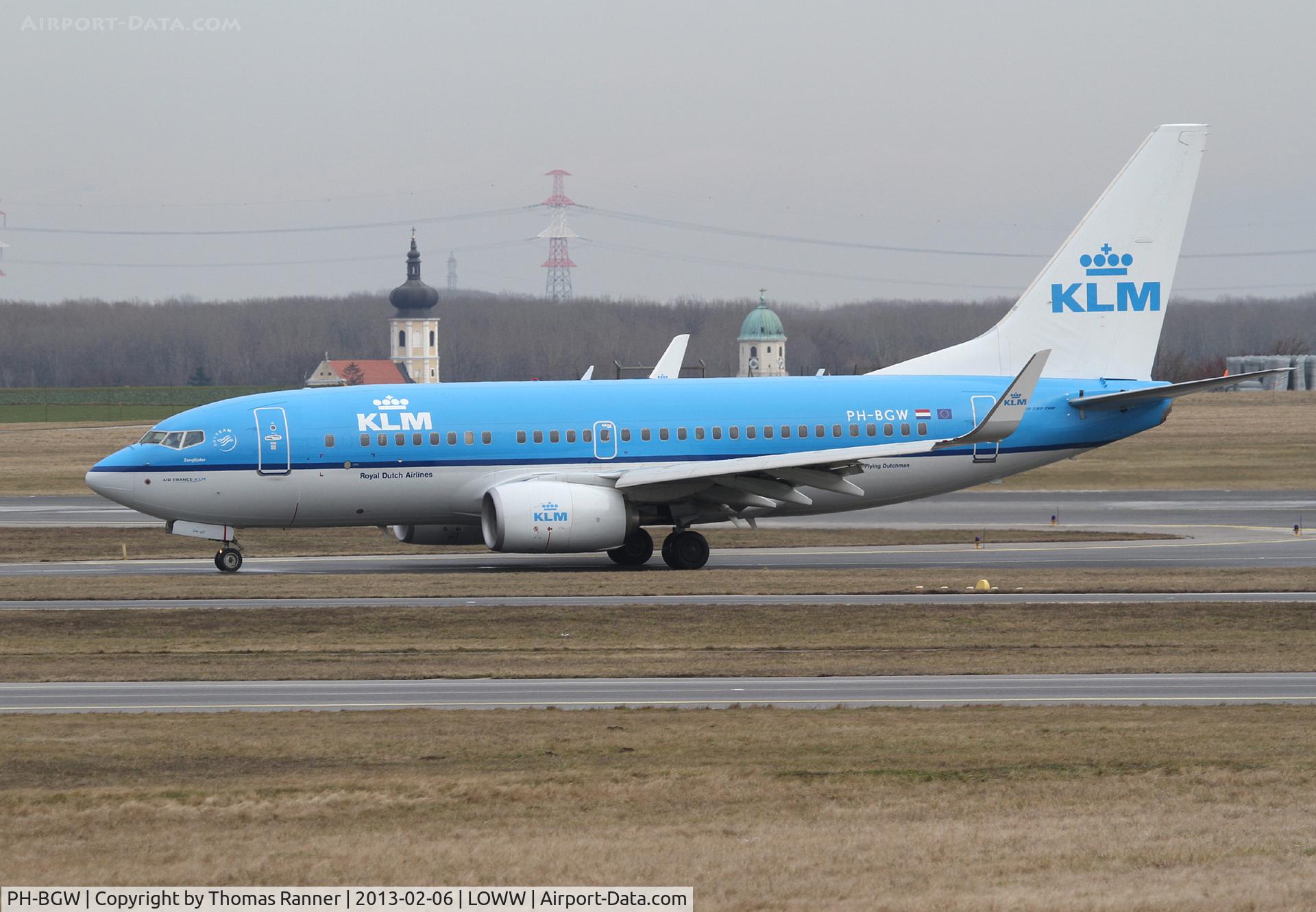 PH-BGW, 2011 Boeing 737-7K2 C/N 38128, KLM Boeing 737