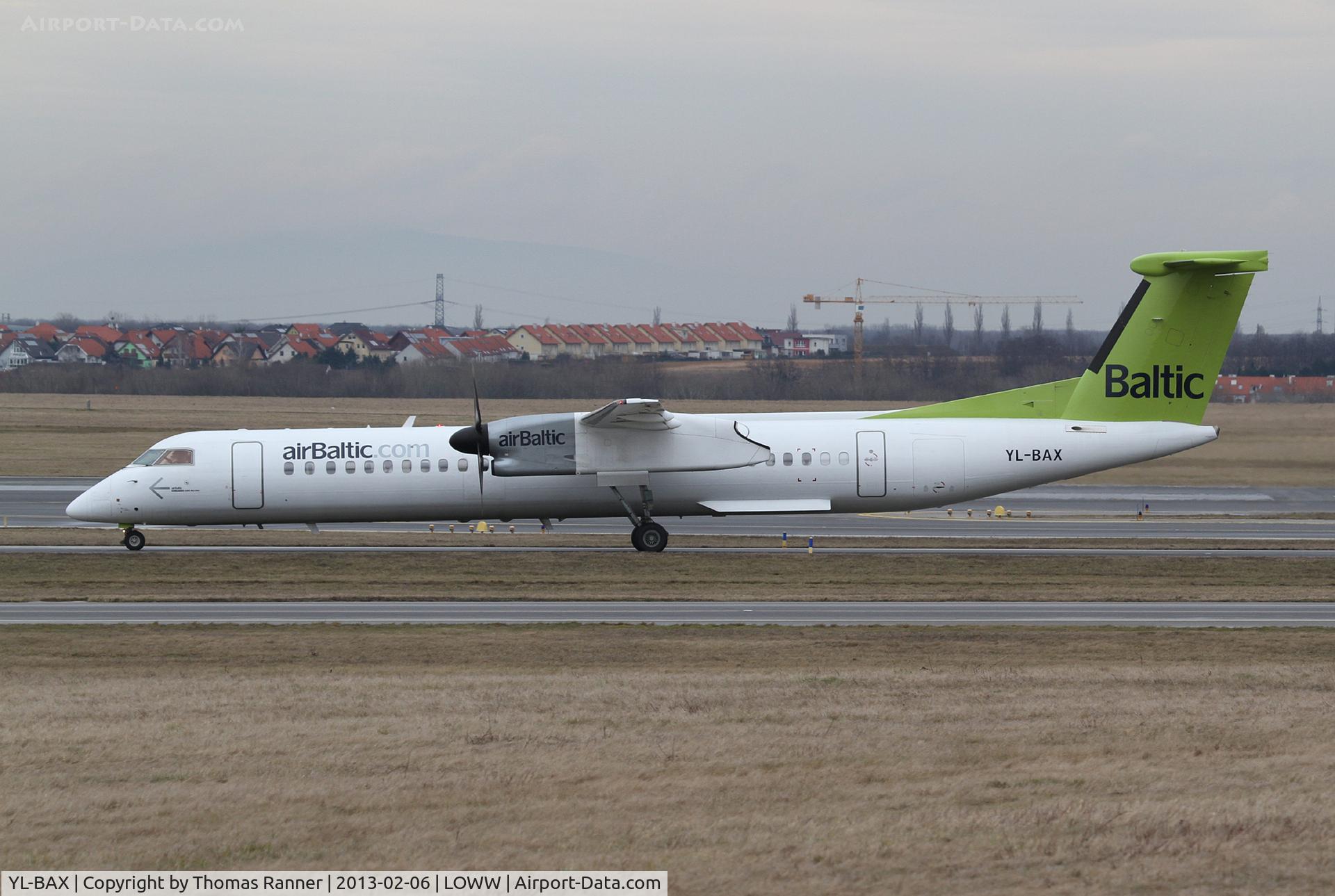 YL-BAX, 2010 De Havilland Canada DHC-8-402Q Dash 8 C/N 4324, Air Baltic DHC-8