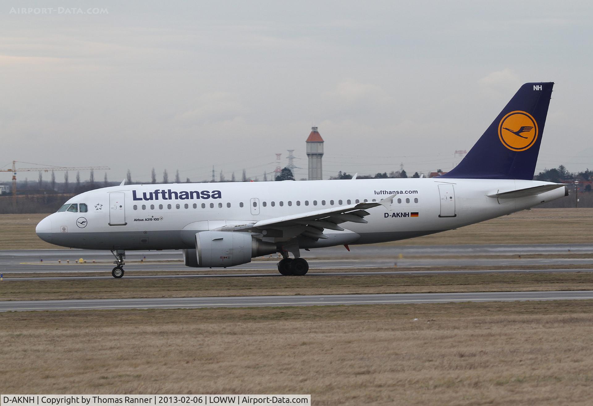 D-AKNH, 1998 Airbus A319-112 C/N 794, Lufthansa Airbus A319