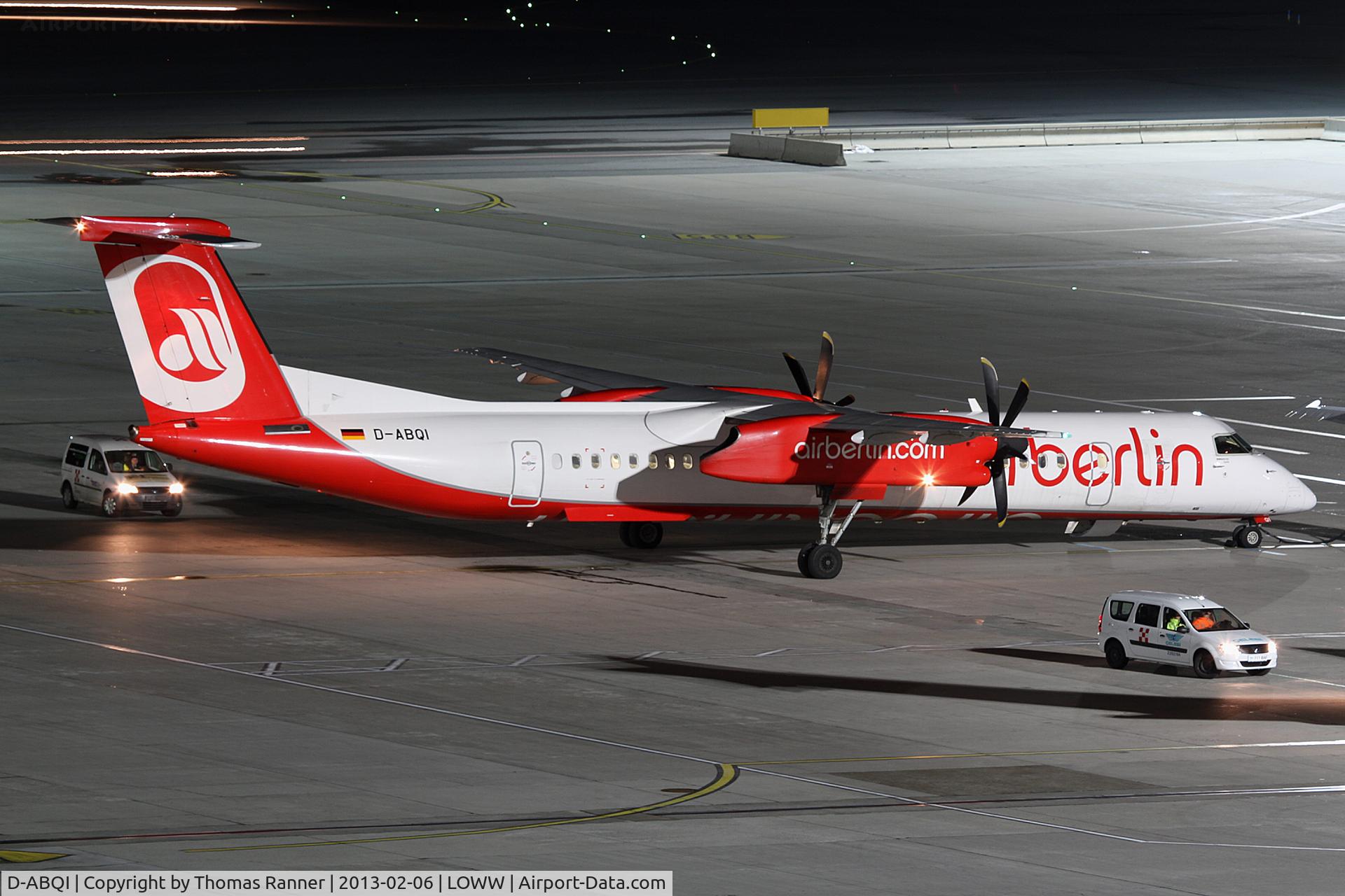 D-ABQI, 2009 De Havilland Canada DHC-8-402Q Dash 8 C/N 4264, Air Berlin DHC-8