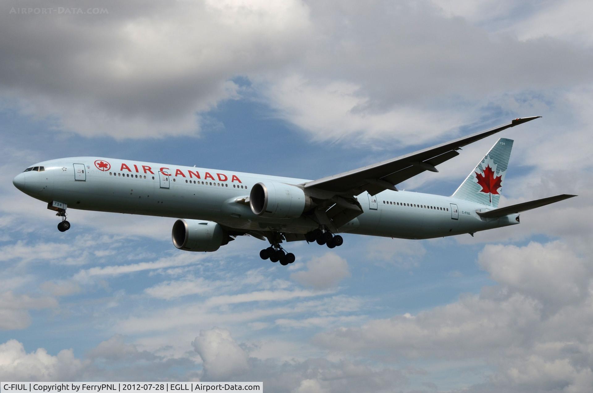 C-FIUL, 2007 Boeing 777-333/ER C/N 35255, Air Canada arriving in LHR