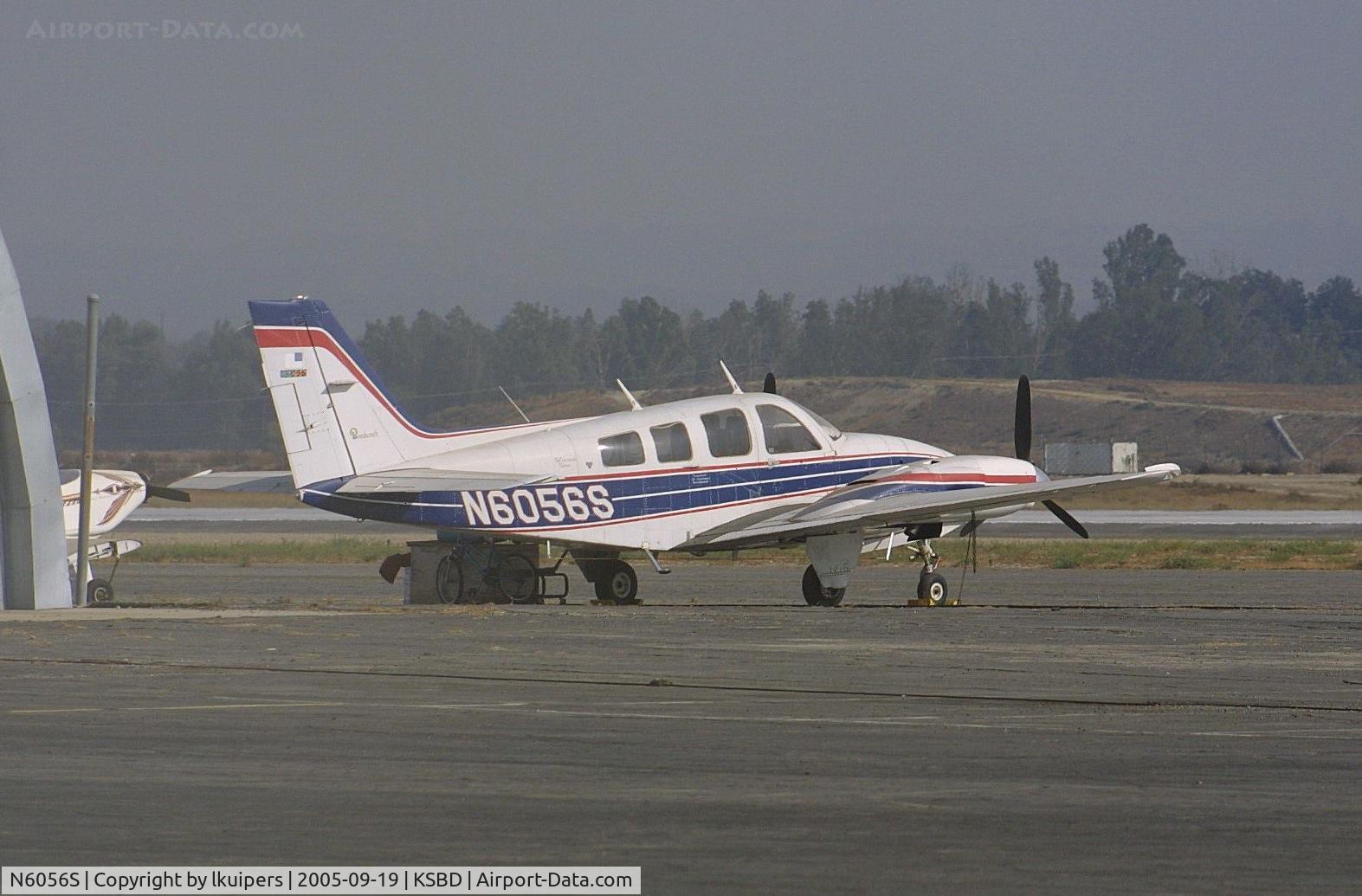 N6056S, 1976 Beech 58P Baron C/N TJ-44, At SanBernardino Airport