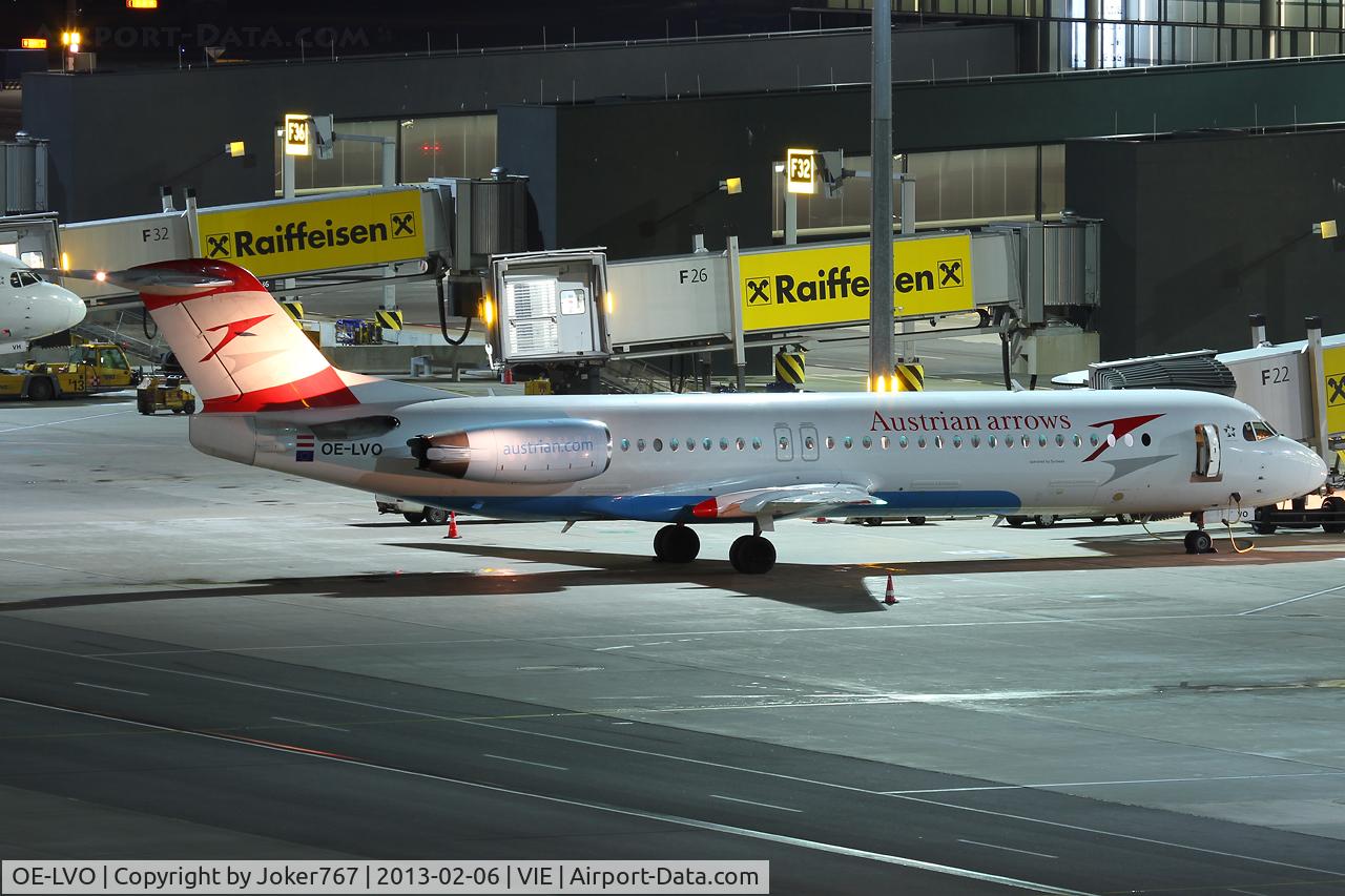 OE-LVO, 1993 Fokker 100 (F-28-0100) C/N 11460, Austrian arrows