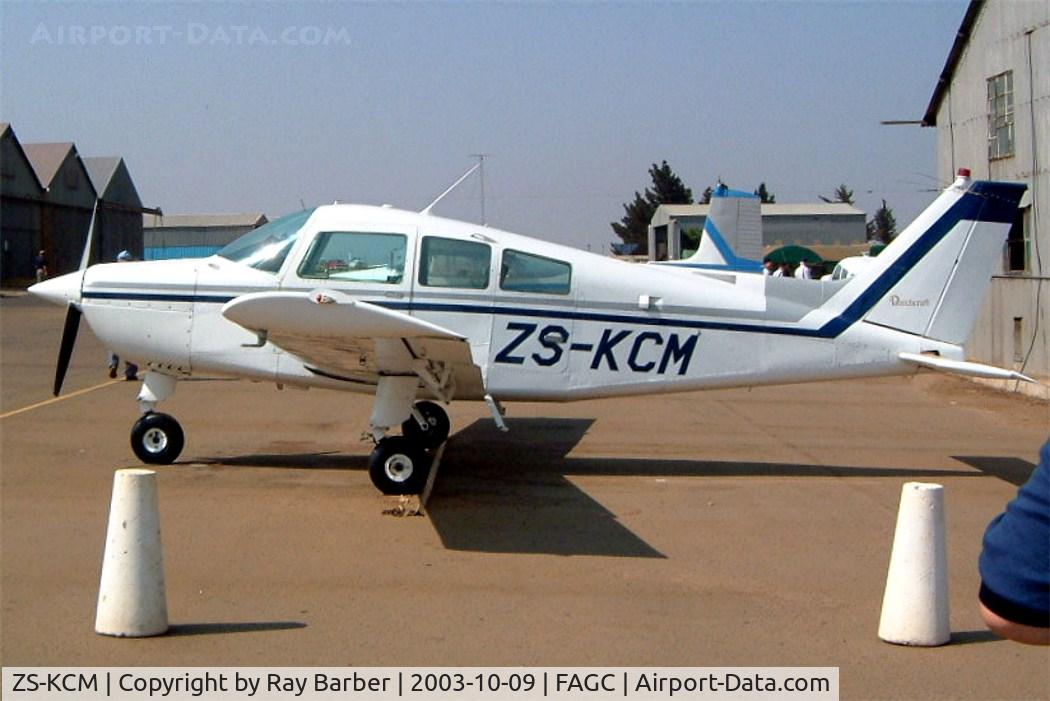 ZS-KCM, Beech C23 Sundowner 180 Sundowner 180 C/N M-2011, Beech C23 Sundowner 180 [M-2011] Grand Central~ZS 09/10/2003