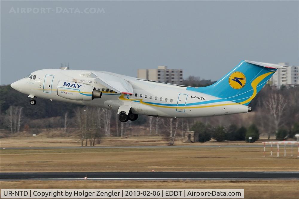 UR-NTD, 2011 Antonov An-148-100B C/N 4002, Take-off for return flight to IEV....