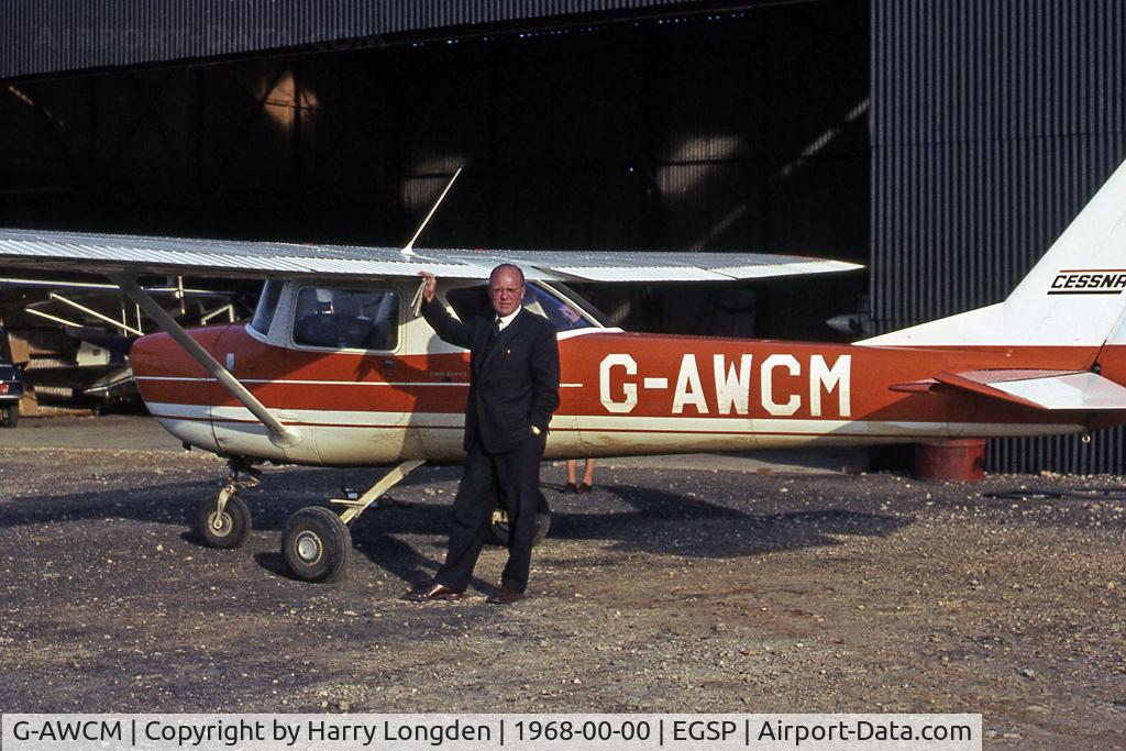 G-AWCM, 1968 Reims F150H C/N 0281, Reims F150H at Sibson Airfield, UK in 1968.