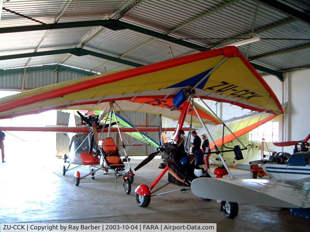ZU-CCK, Solo Wings Windlass Aquilla C/N WA840, Windlass Aquilla (WA840] Petit~ZS 04/10/2003