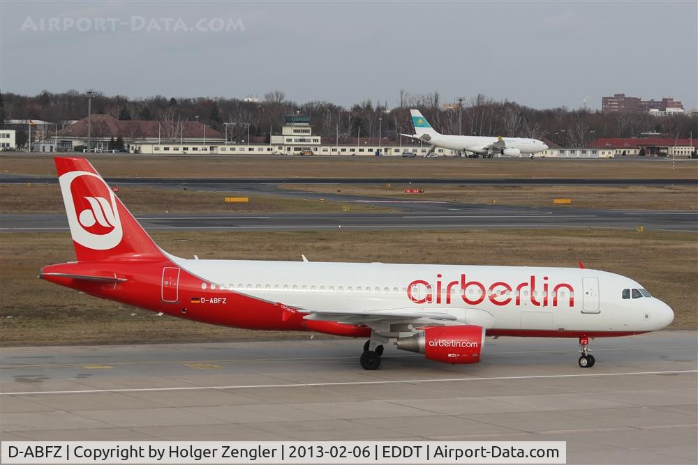 D-ABFZ, 2012 Airbus A320-214 C/N 4988, AB 8155 from ORY on its way to stand 3 at terminal A...