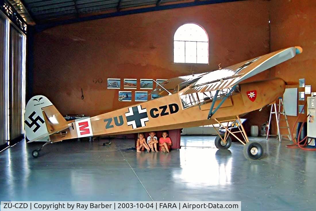ZU-CZD, 2003 Kitplanes for Africa Marabou Stork C/N 004, Kitplanes for Africa Marabou Stork [004] Petit~ZS 04/10/2003