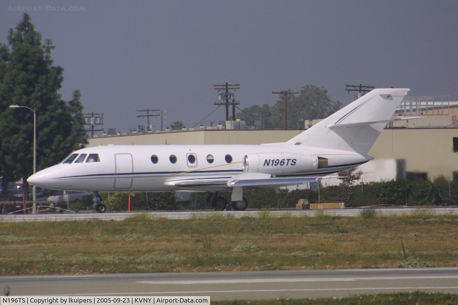 N196TS, 1969 Dassault Falcon (Mystere) 20D C/N 196, At Van Nuys in 2005